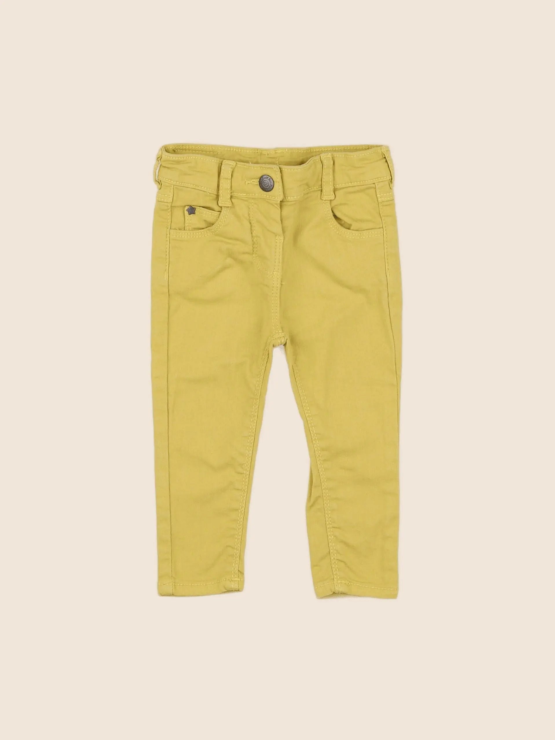 Tape à l'oeil - pantalon jaune - 9 mois