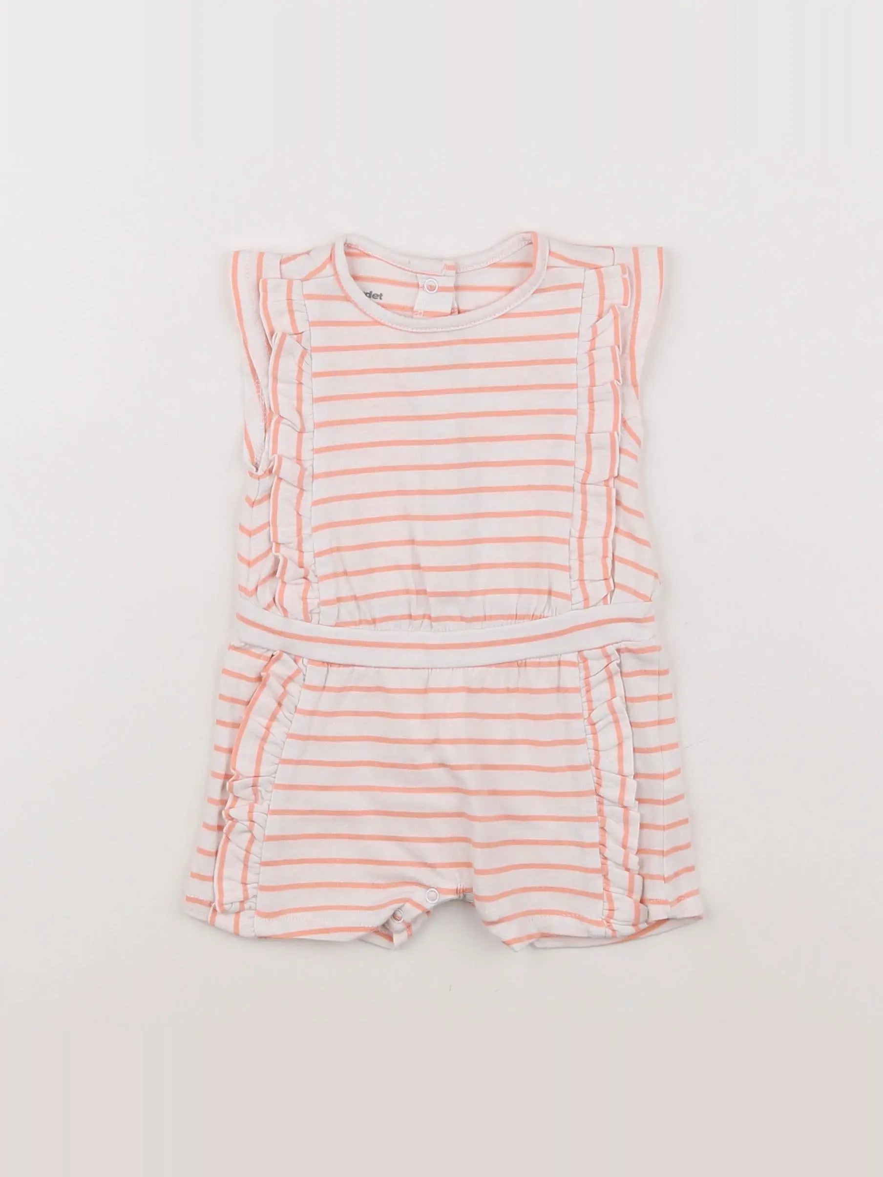 Vertbaudet - combinaison blanc - 3 mois