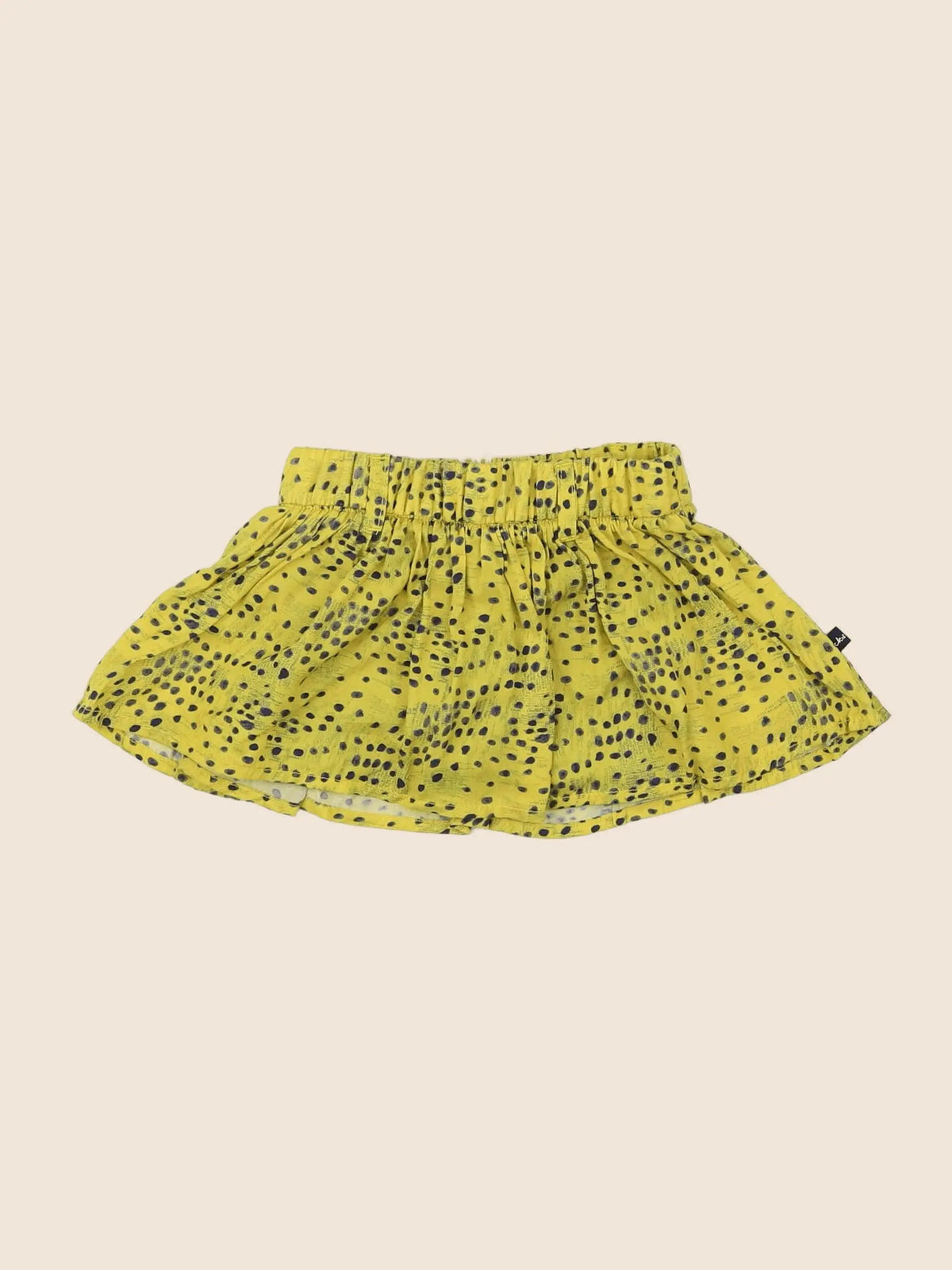 IKKS - jupe short jaune, bleu (état neuf) - 6 mois