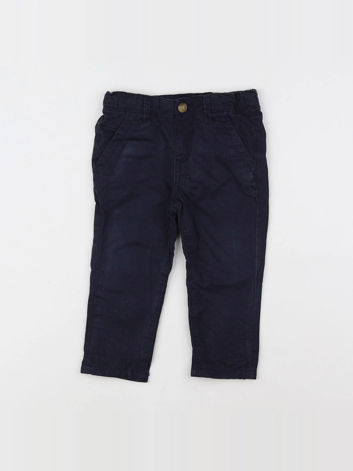 Boutchou - pantalon bleu - 12 mois