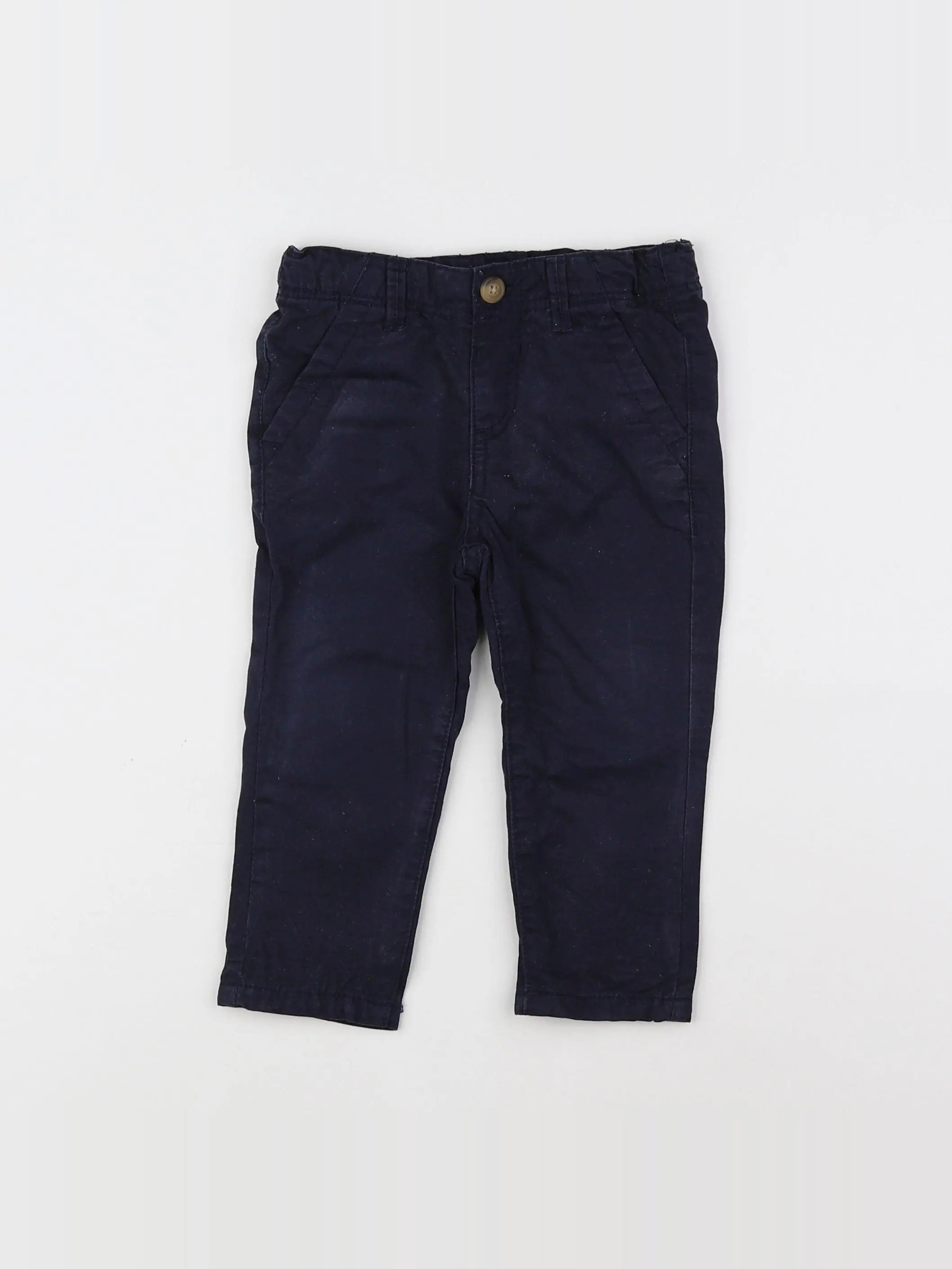 Boutchou - pantalon bleu - 12 mois