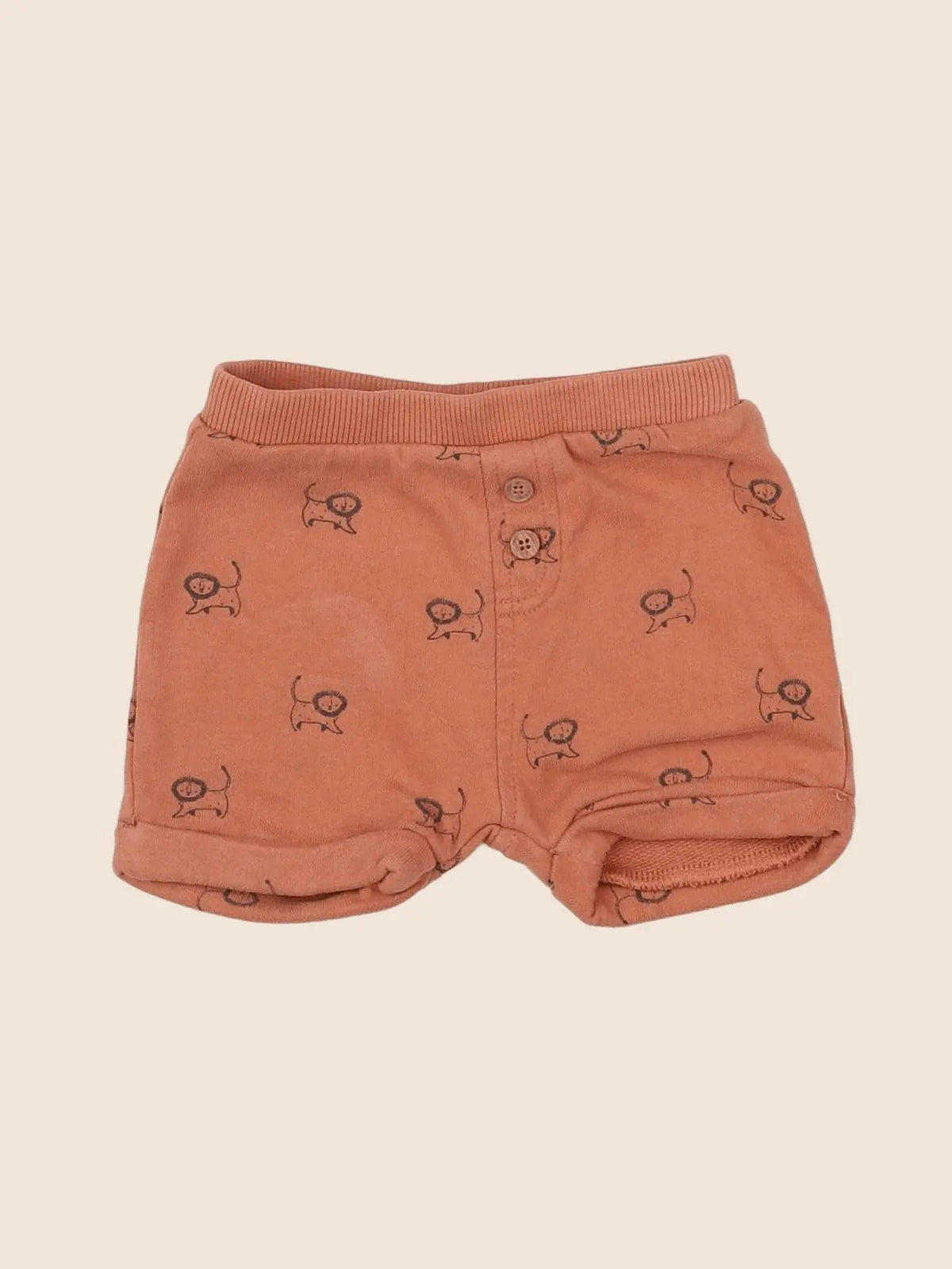 Vertbaudet - short orange - 3 mois