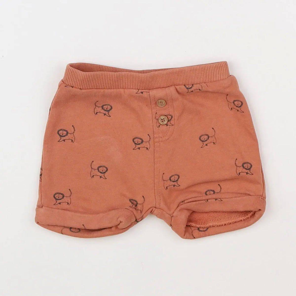 Vertbaudet - short orange - 3 mois