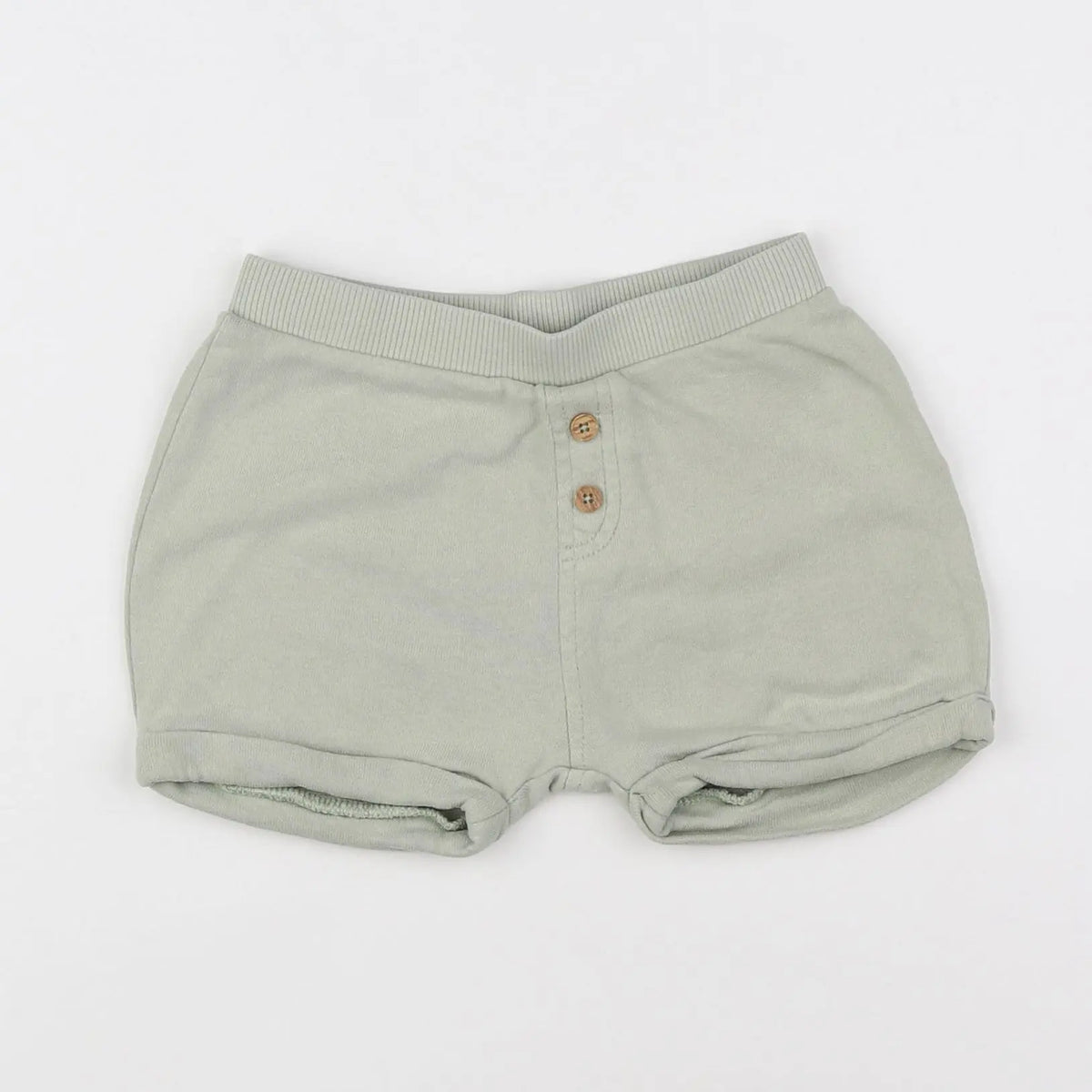 Vertbaudet - short vert - 12 mois