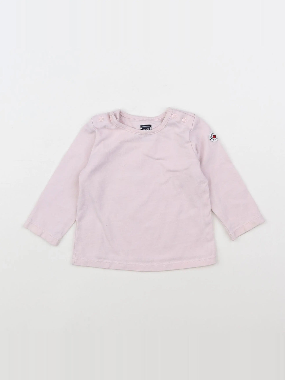 Terre de marins - tee-shirt rose - 6 mois