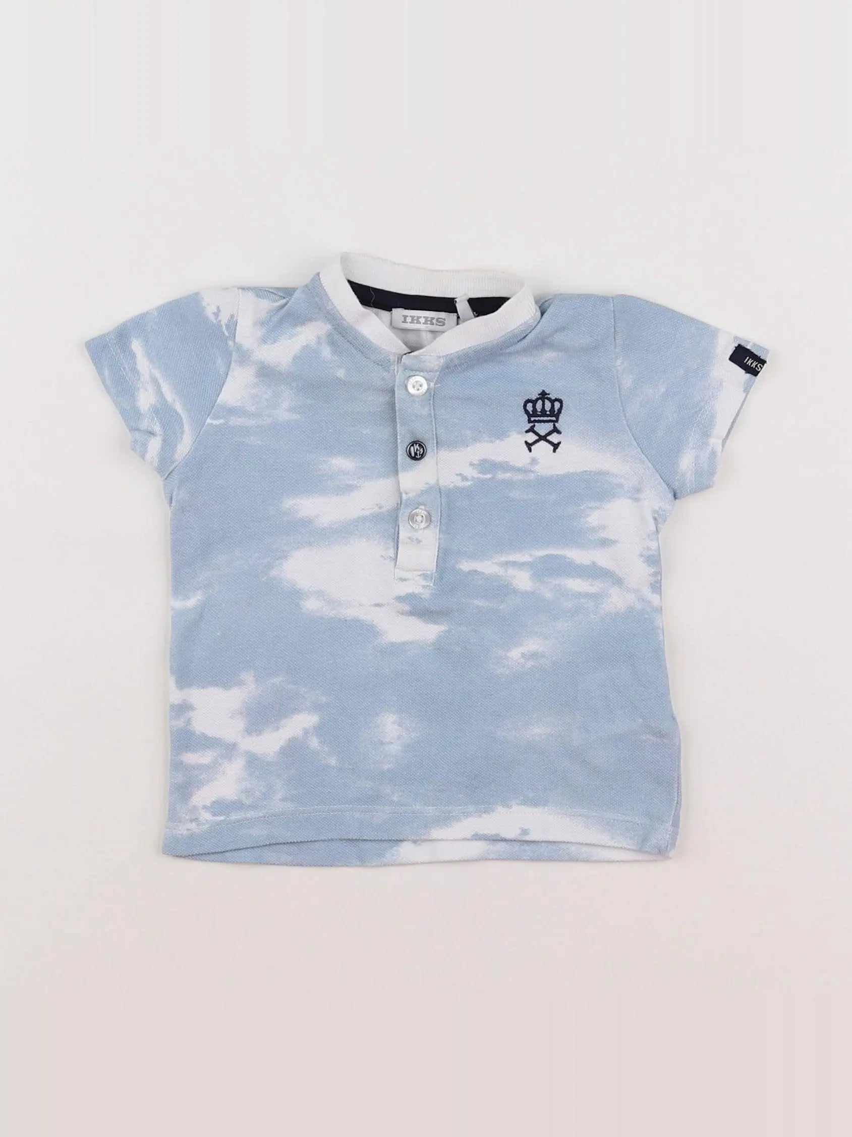 IKKS - tee-shirt bleu - 6 mois