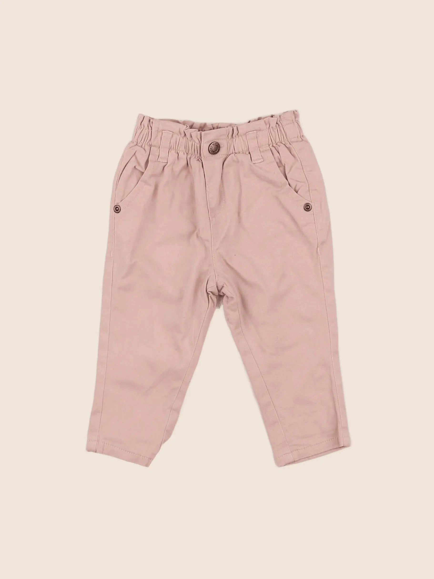 Vertbaudet - pantalon rose - 6 mois