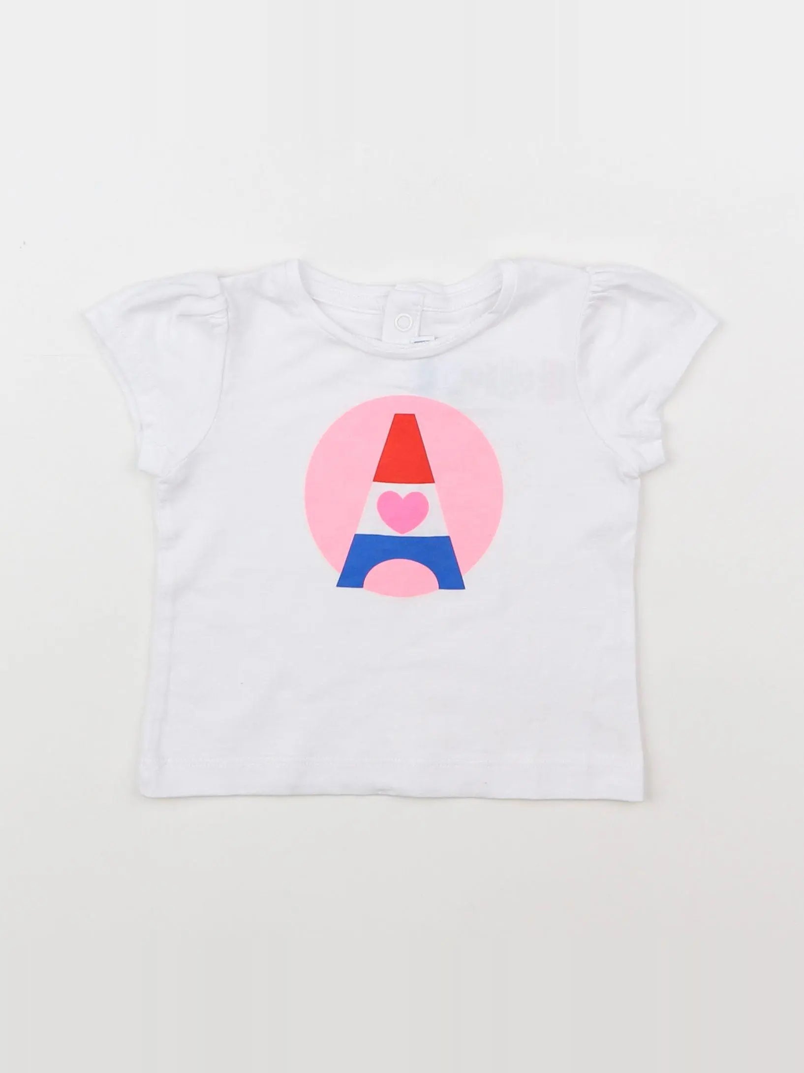 Jacadi - tee-shirt blanc - 6 mois