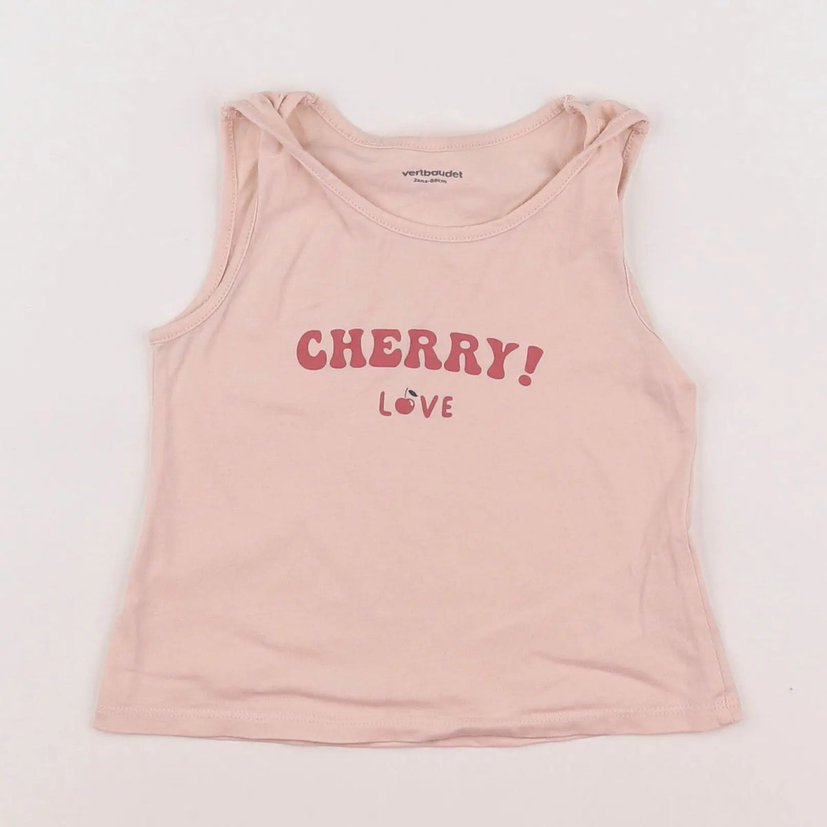 Vertbaudet - débardeur rose - 2 ans