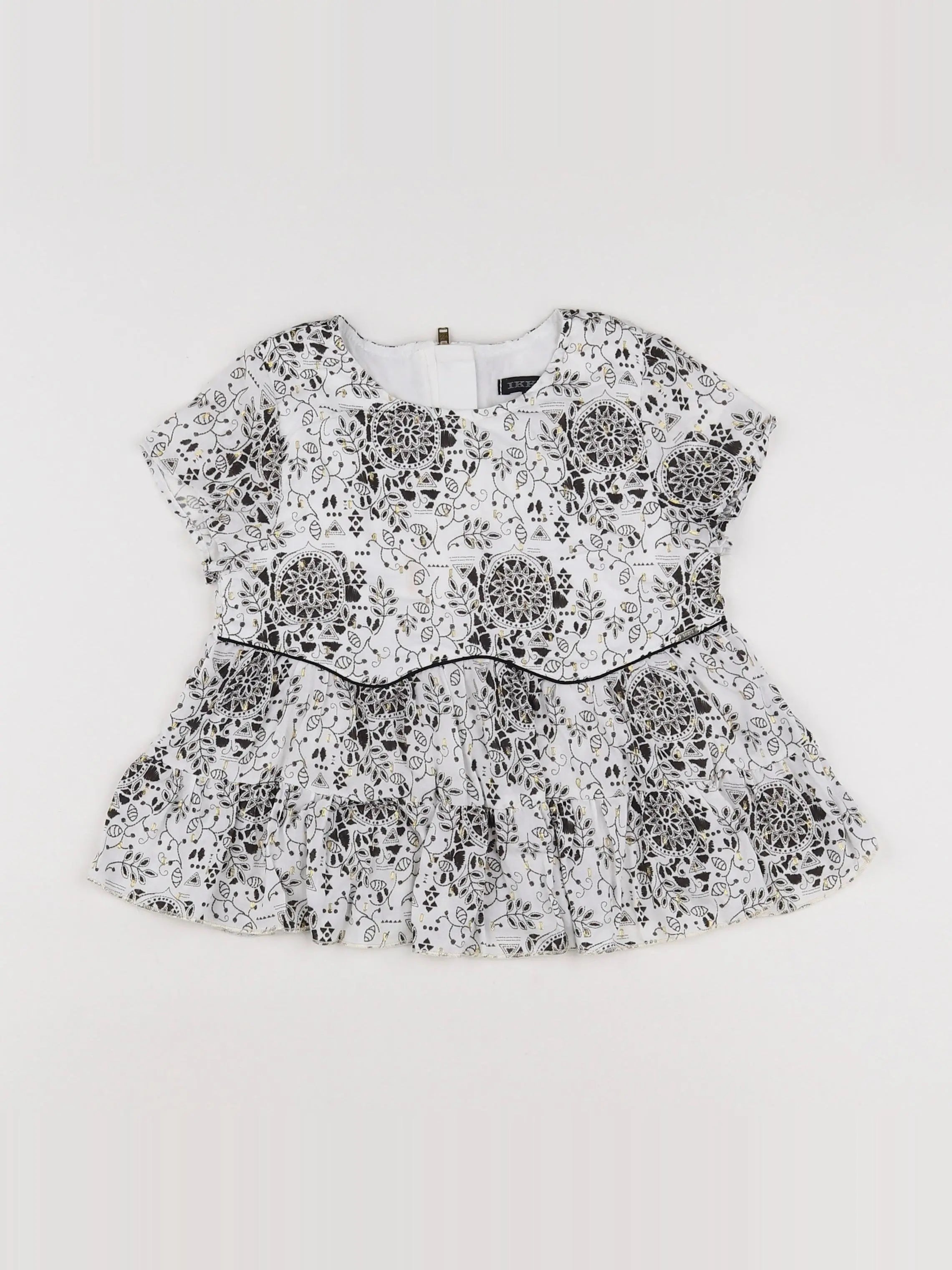 IKKS - blouse blanc - 6 ans