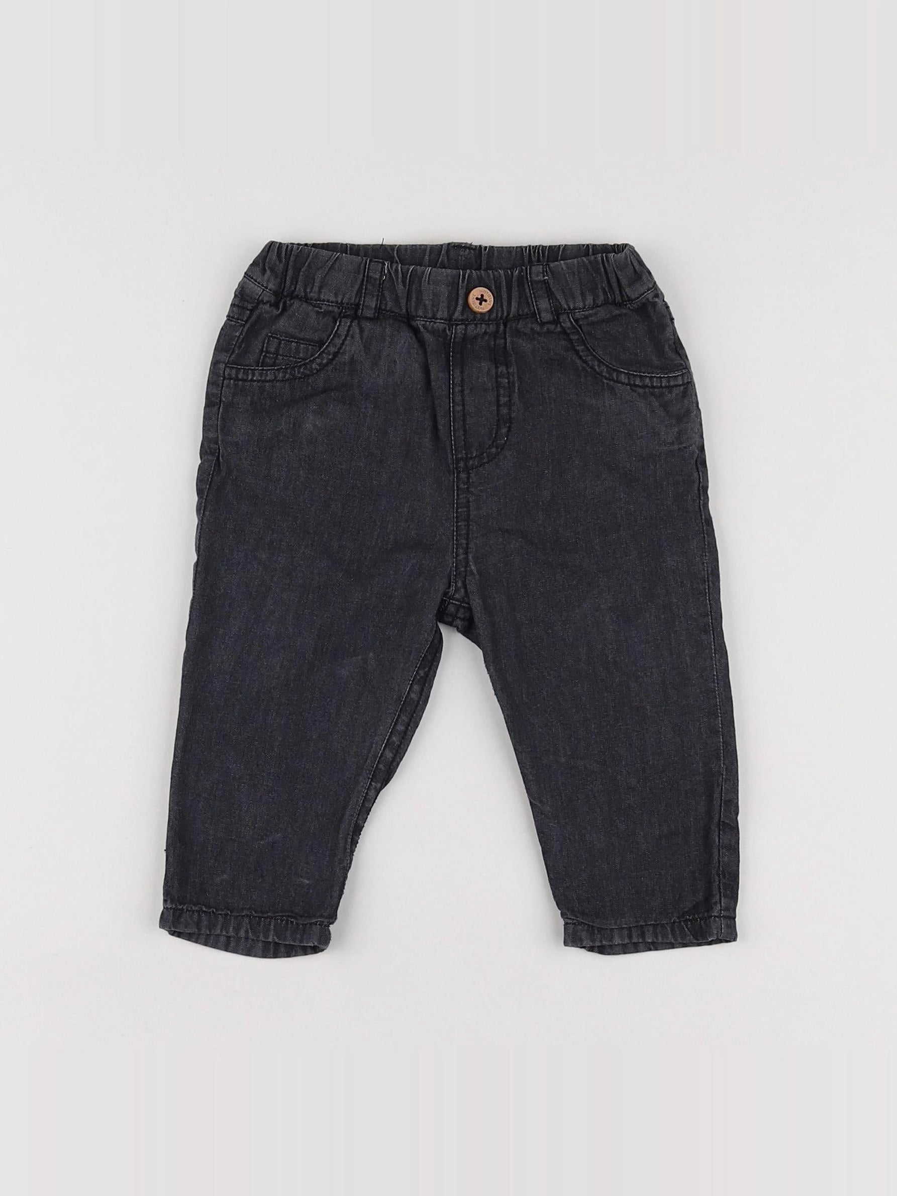 Natalys - jean gris - 6 mois