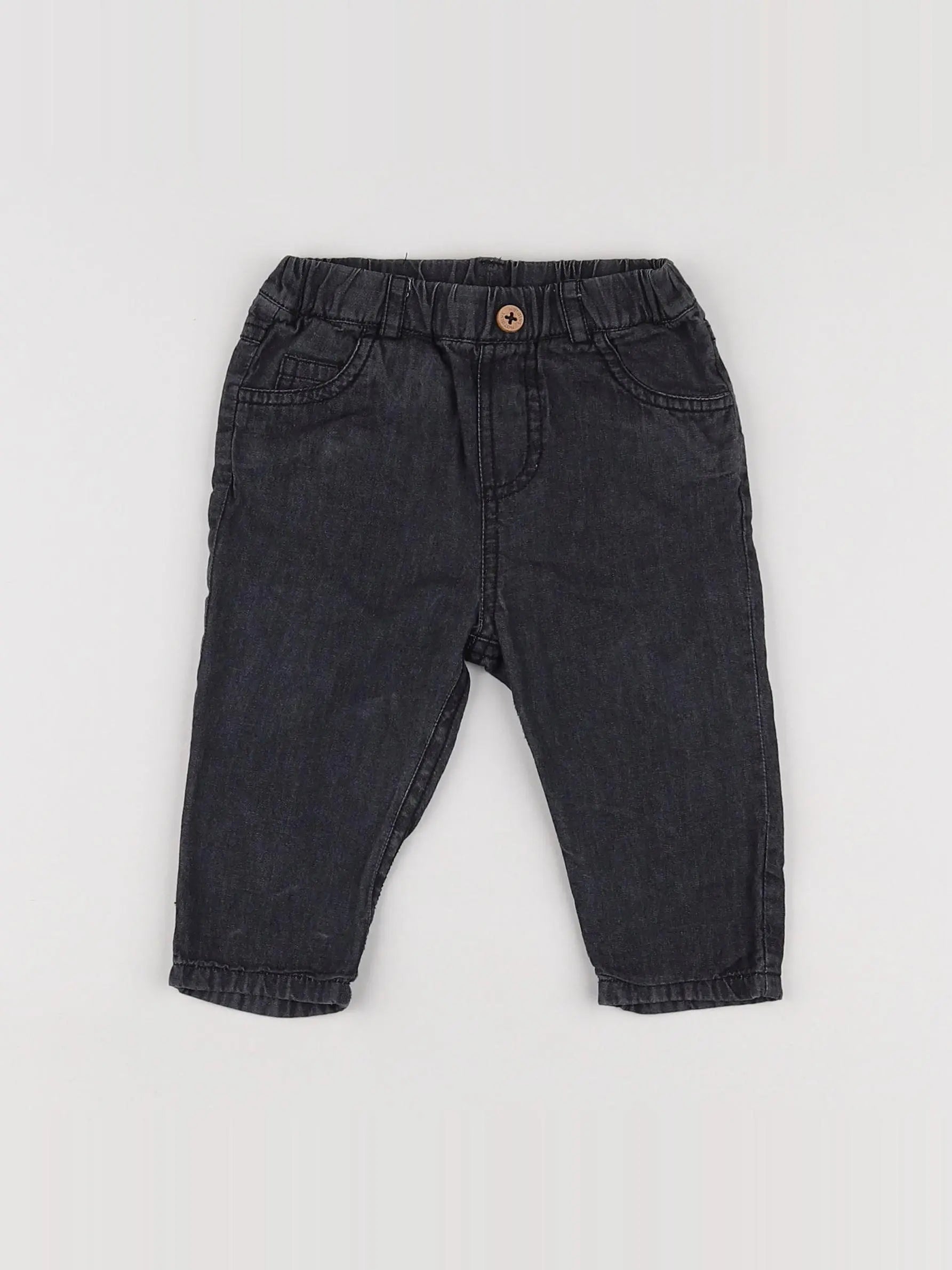 Natalys - jean gris - 6 mois