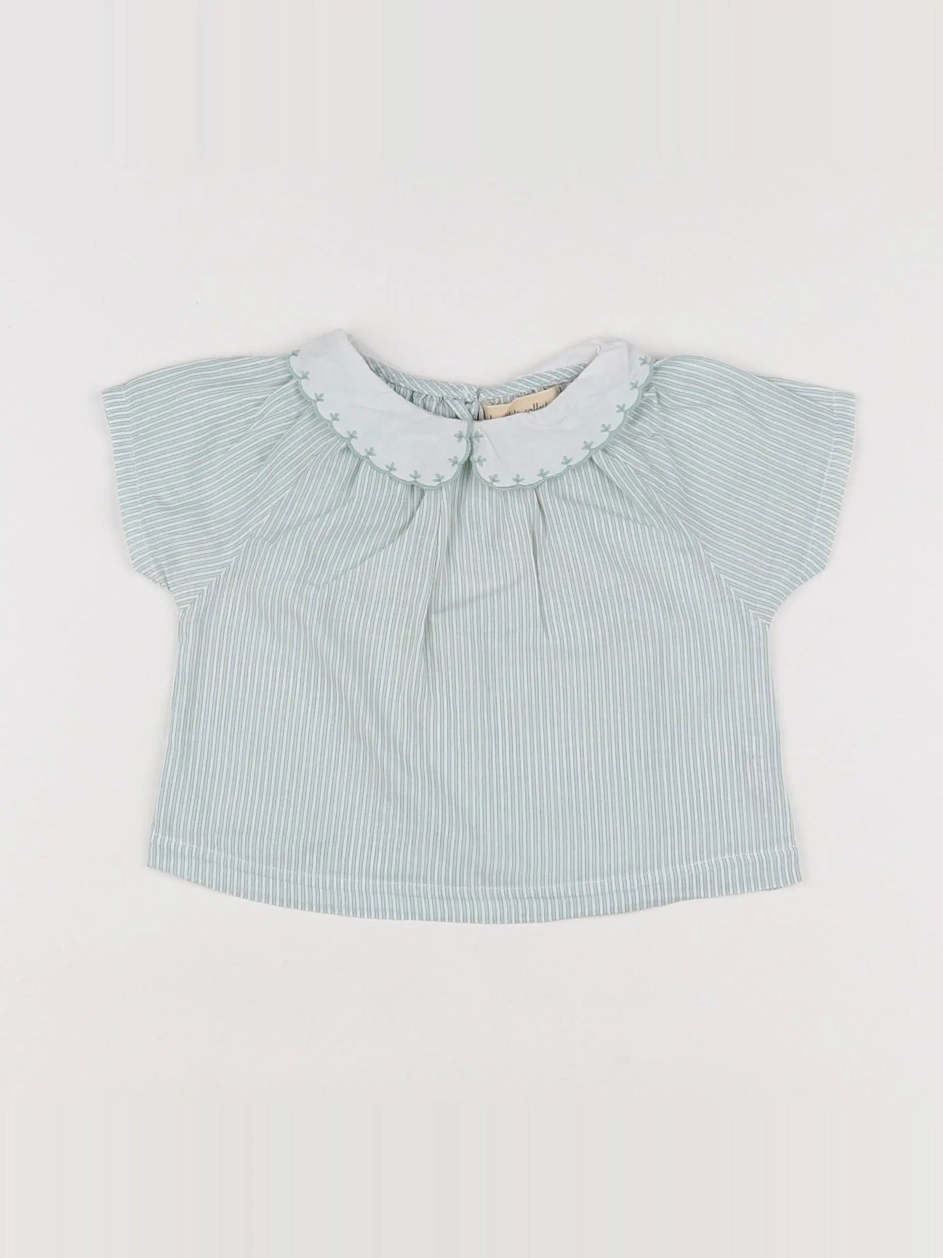 La Petite Collection - blouse vert - 6 mois