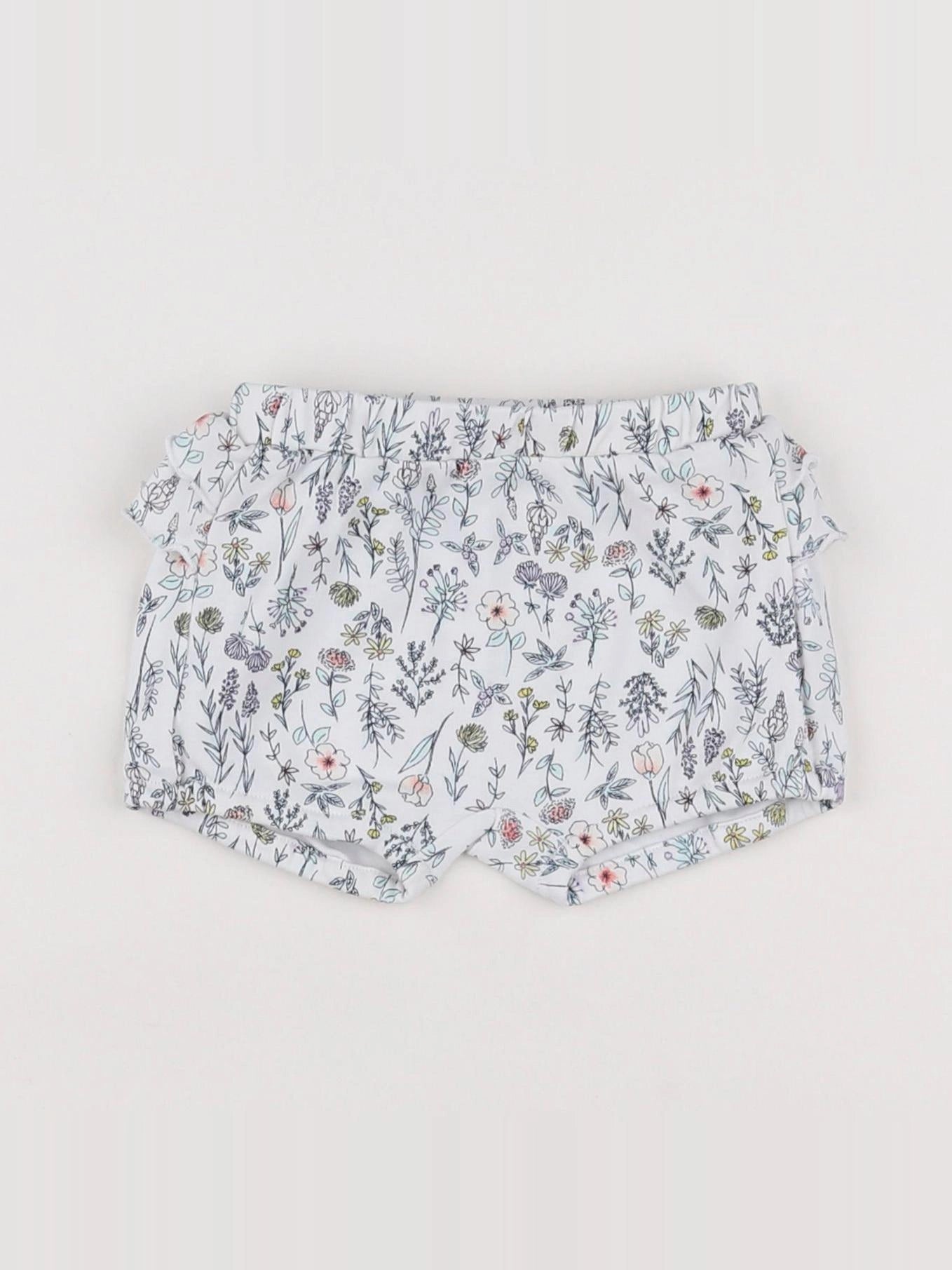 Carrément Beau - bloomer blanc - 6 mois