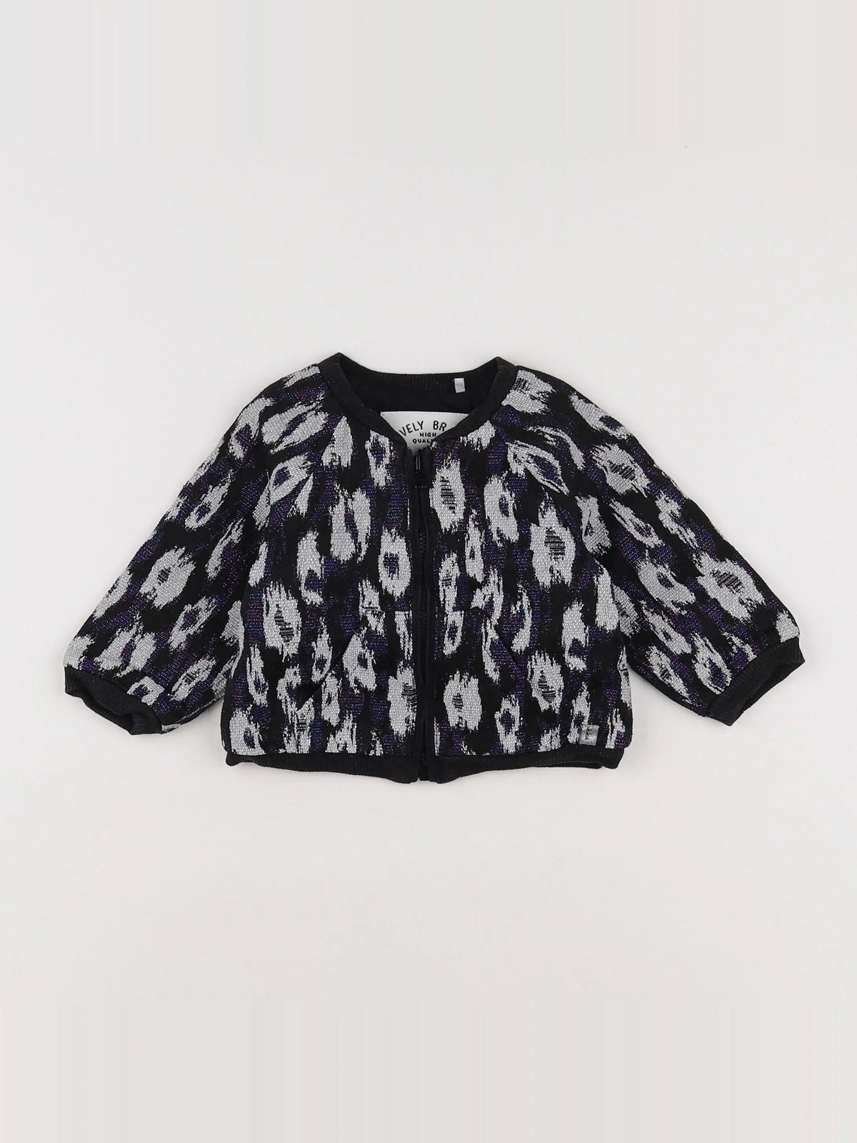 IKKS - veste noir - 12 mois