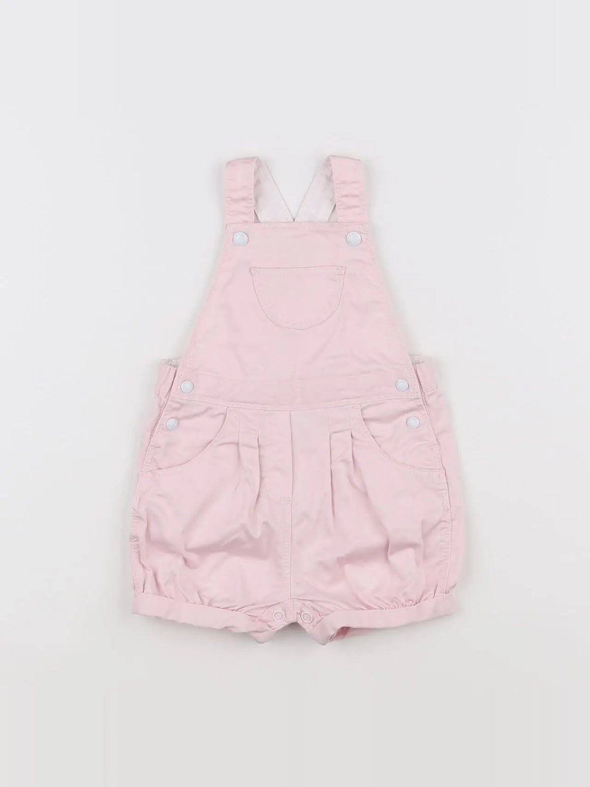 Petit Bateau - salopette rose - 12 mois