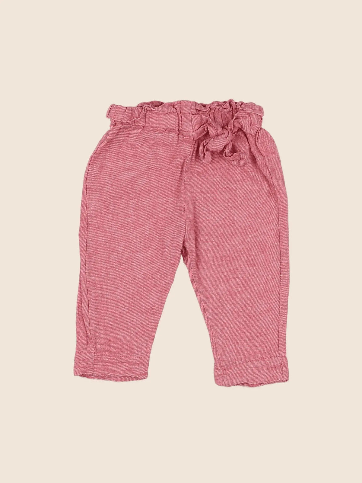 Vertbaudet - pantalon rose - 6 mois