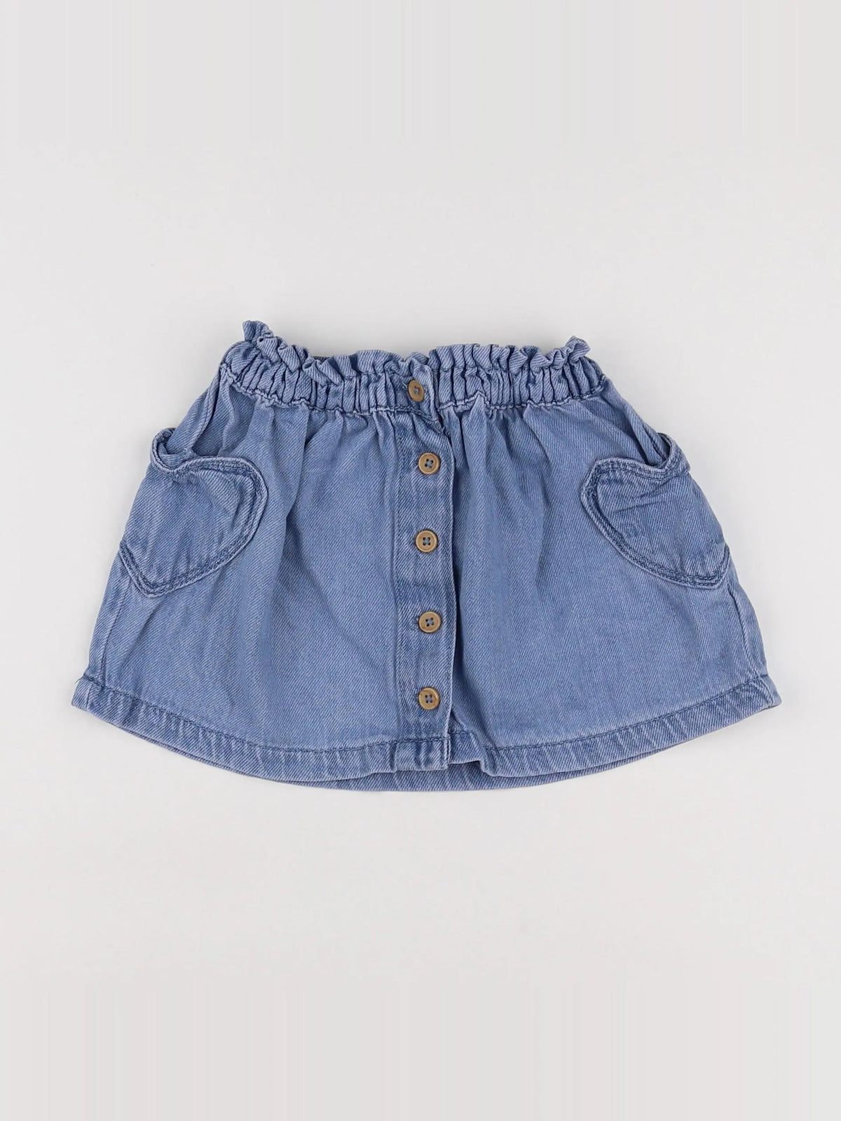 Vertbaudet - jupe bleu - 2 ans