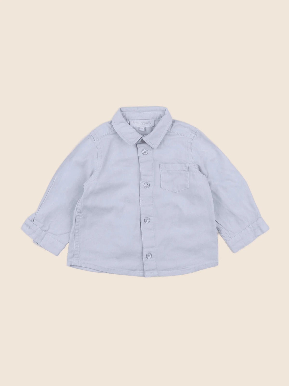 Cadet Rousselle - chemise bleu - 6 mois