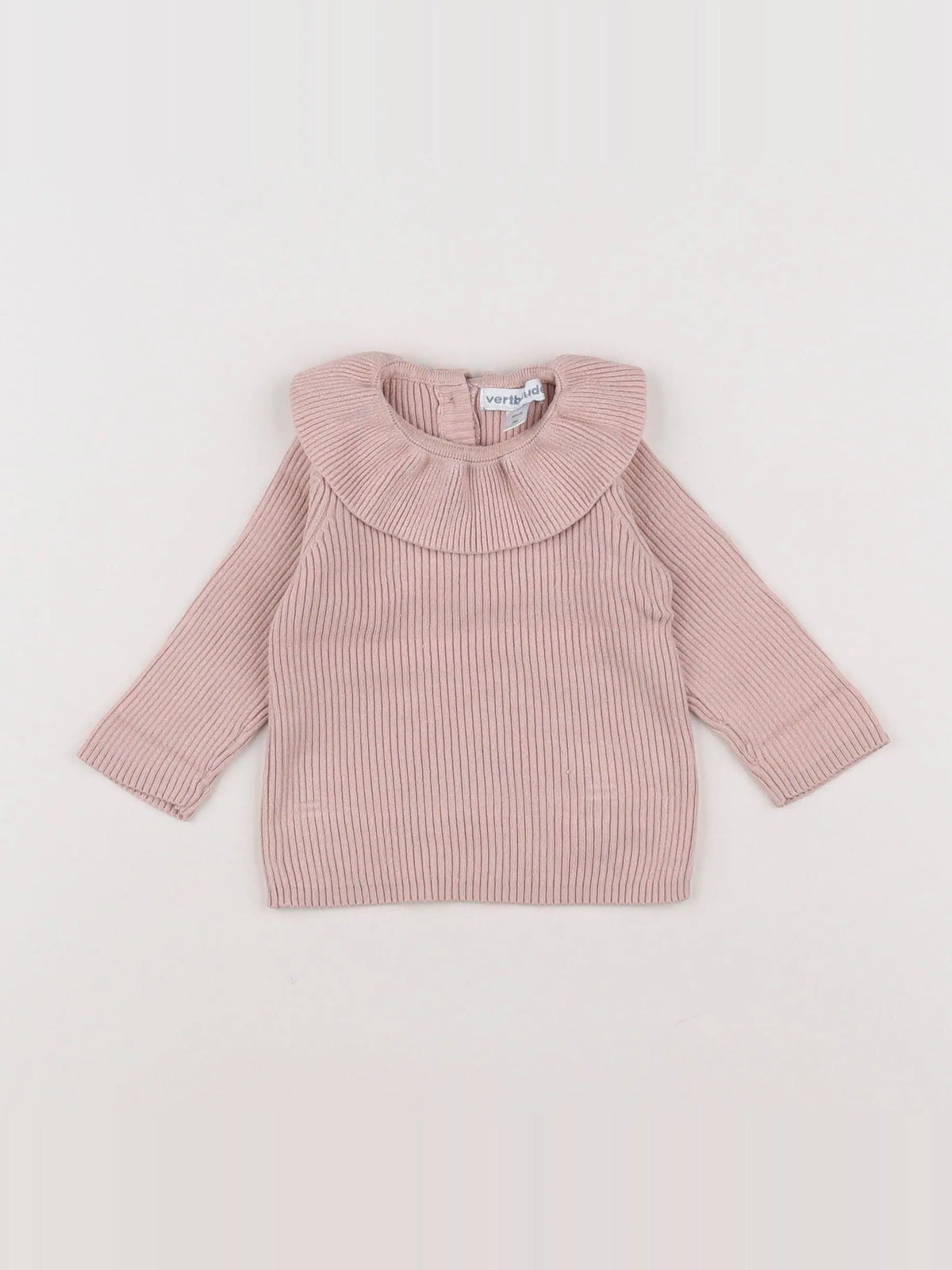 Vertbaudet - pull rose - 3 mois