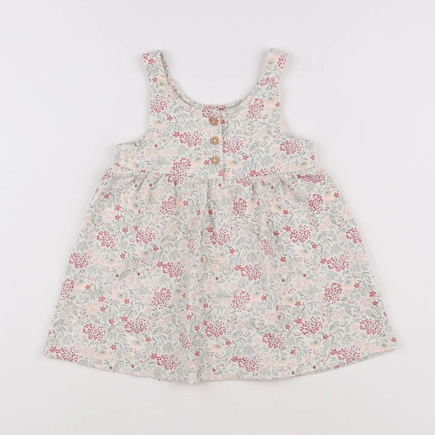 Vertbaudet - robe rose - 12 mois