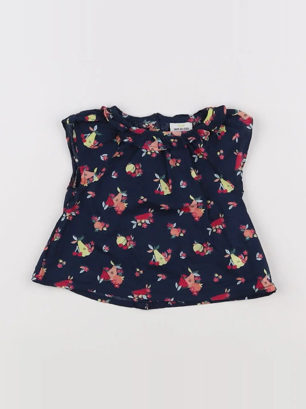 Tape à l'oeil - blouse bleu, rouge, jaune - 3 mois