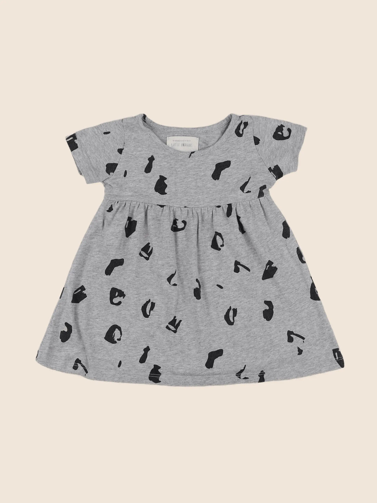 Little Indians - robe gris - 12/18 mois