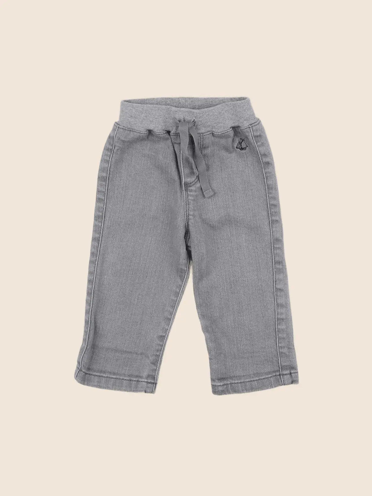 Petit Bateau - jean gris - 3 mois