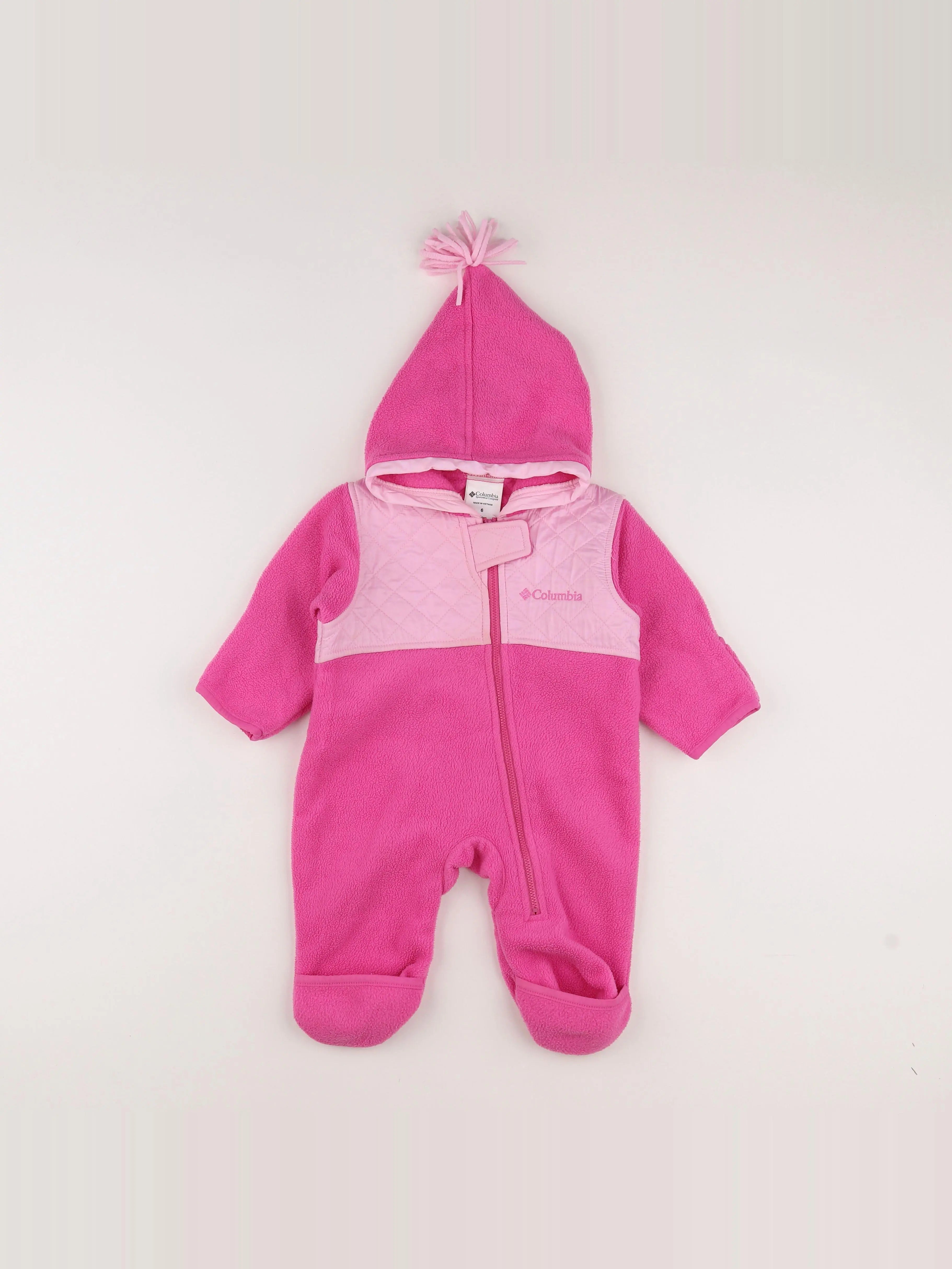 Columbia - combinaison rose - 6 mois