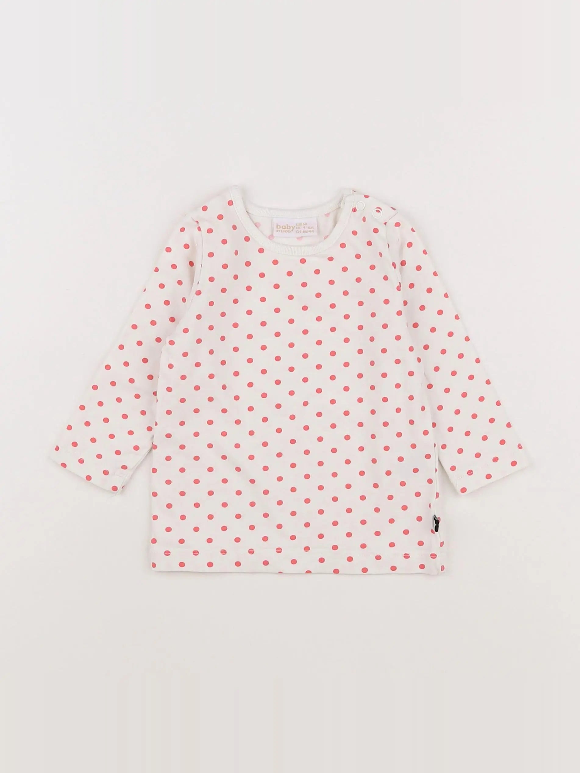 Lindex - tee-shirt rose - 3/6 mois