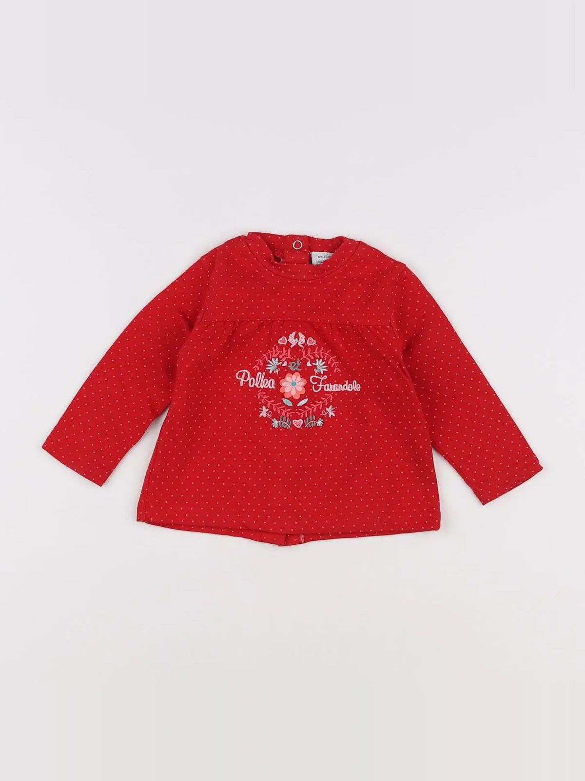 Absorba - tee-shirt rouge - 6 mois