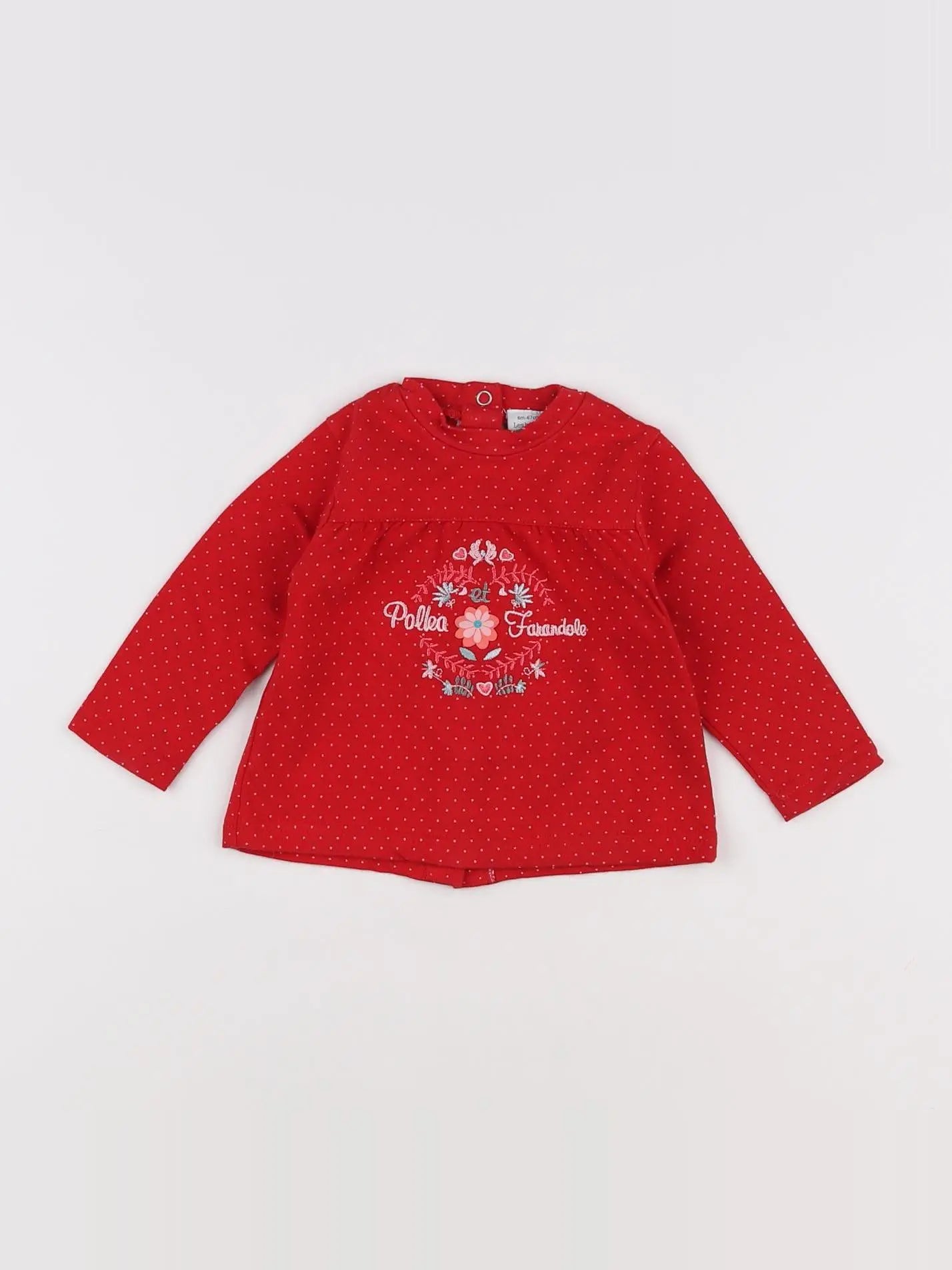 Absorba - tee-shirt rouge - 6 mois