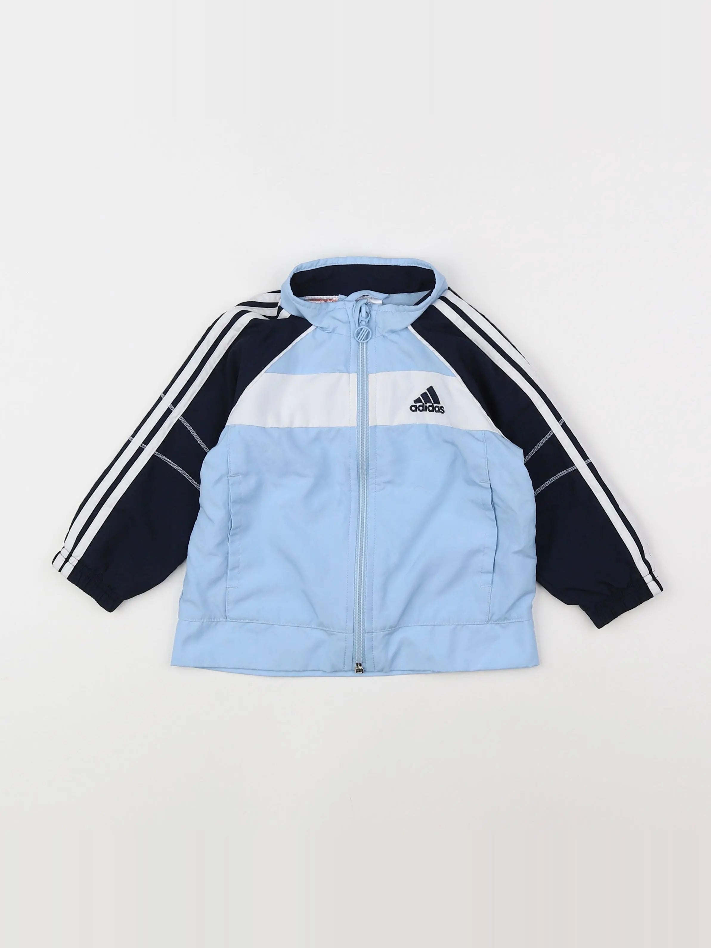 Adidas - veste bleu - 12 mois
