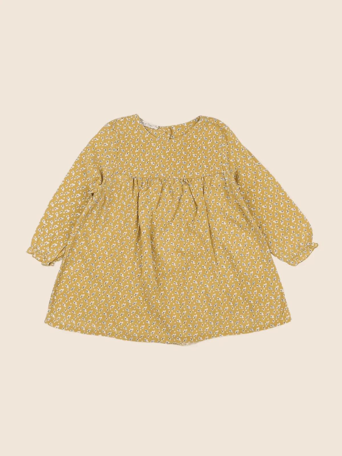 Eden & Victor - robe jaune - 12 mois