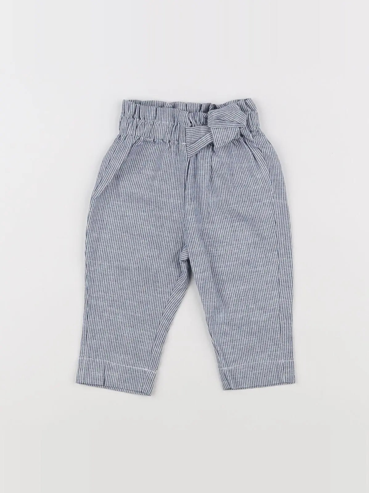 Vertbaudet - pantalon gris - 6 mois