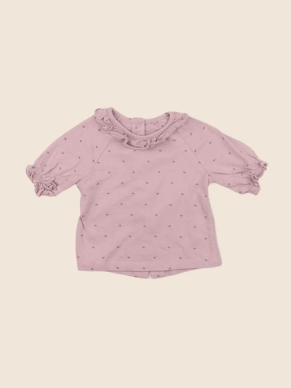 Vertbaudet - tee-shirt rose - 6 mois