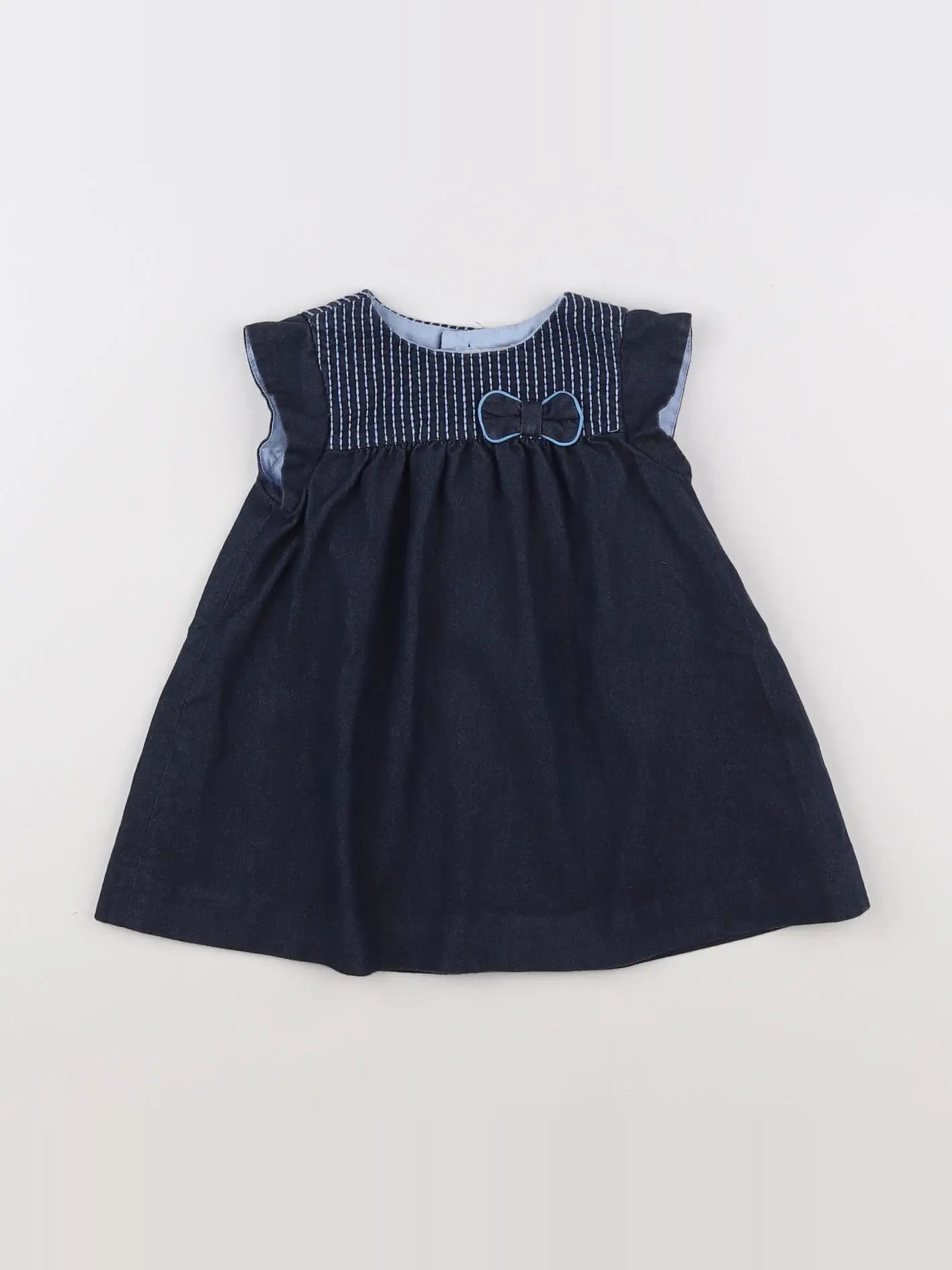 Zara - robe bleu - 9/12 mois