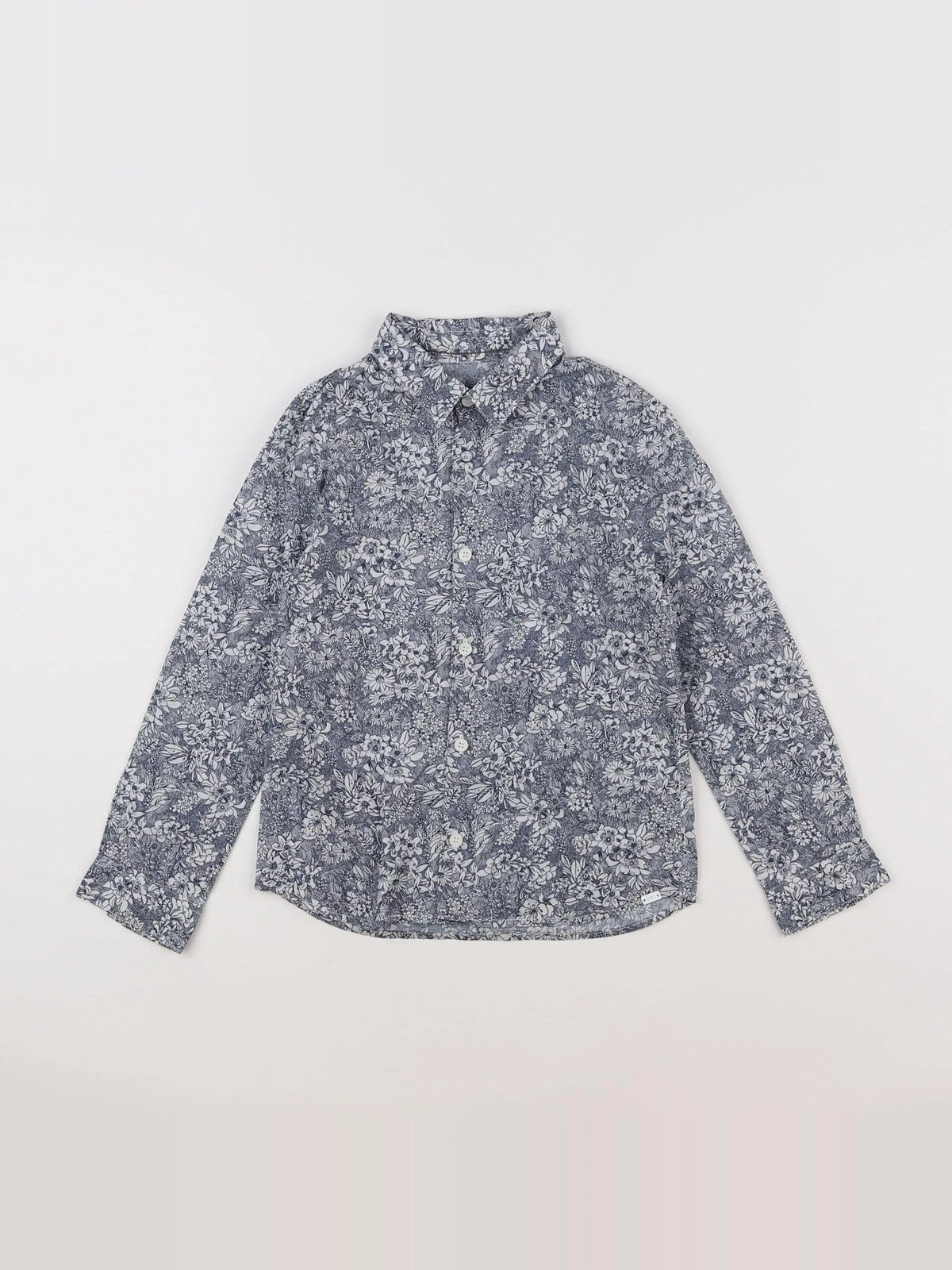 IKKS - chemise bleu, blanc - 6 ans