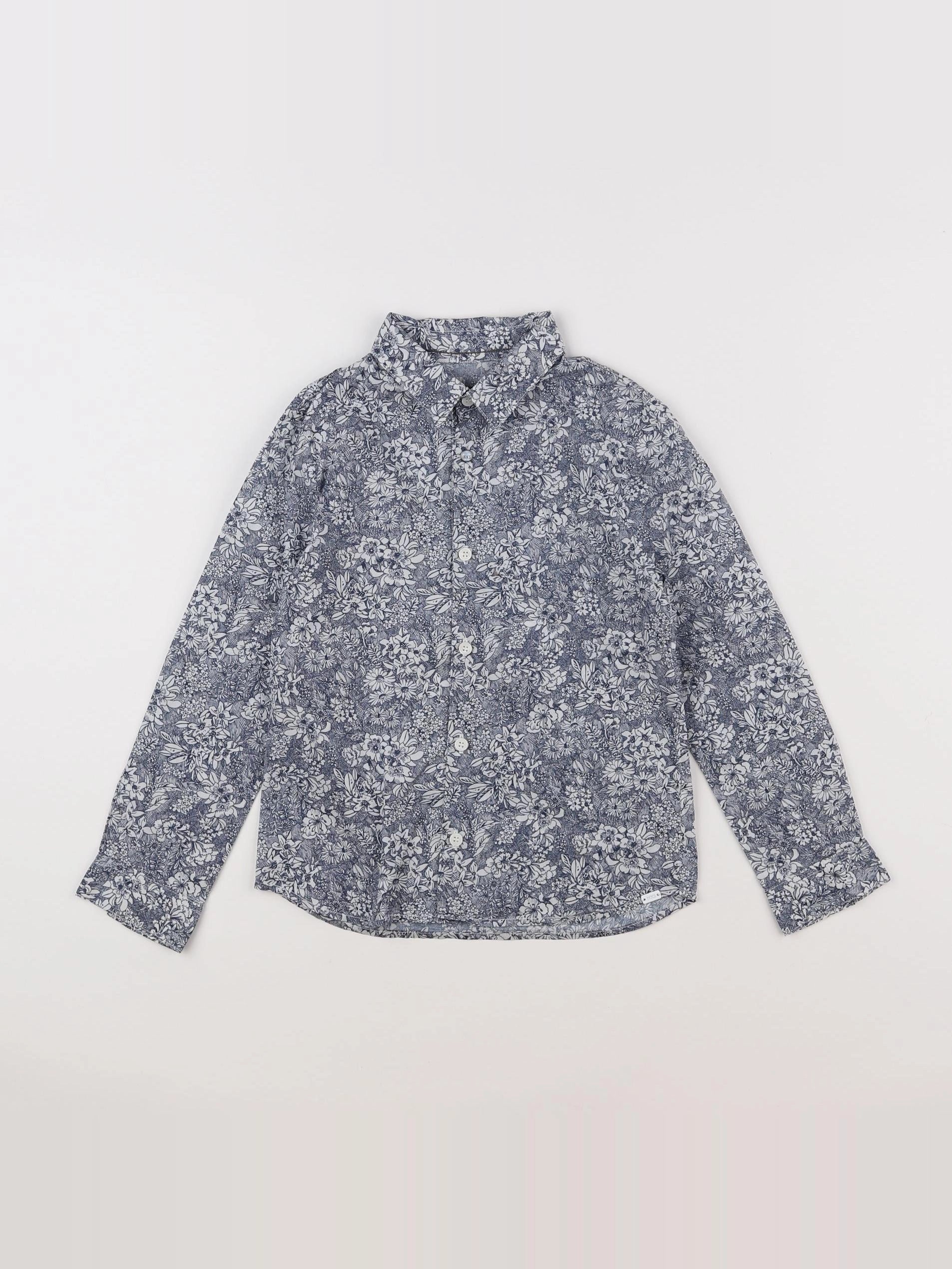 IKKS - chemise bleu, blanc - 6 ans