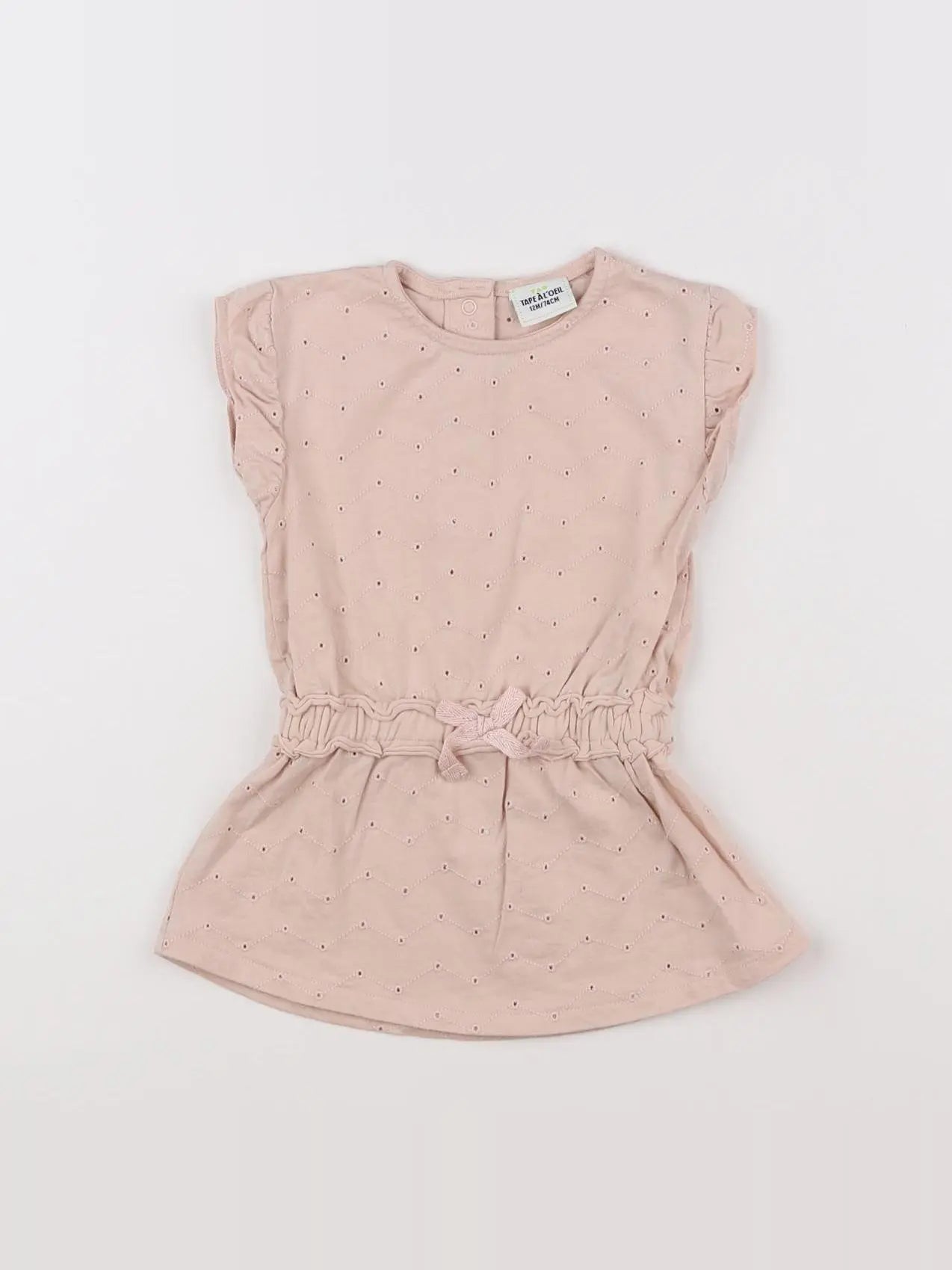 Tape à l'oeil - robe rose - 12 mois