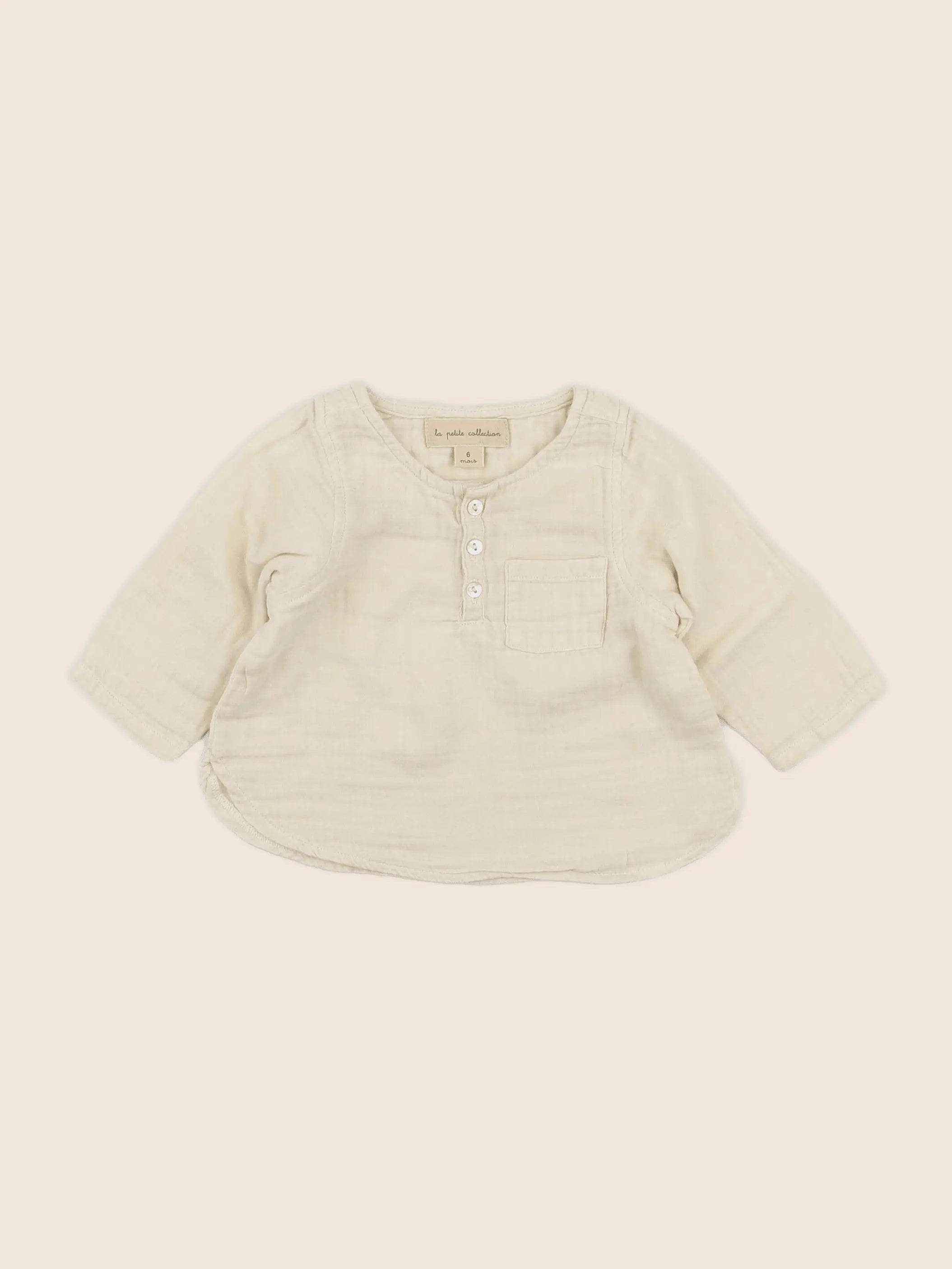 La Petite Collection - blouse beige - 6 mois