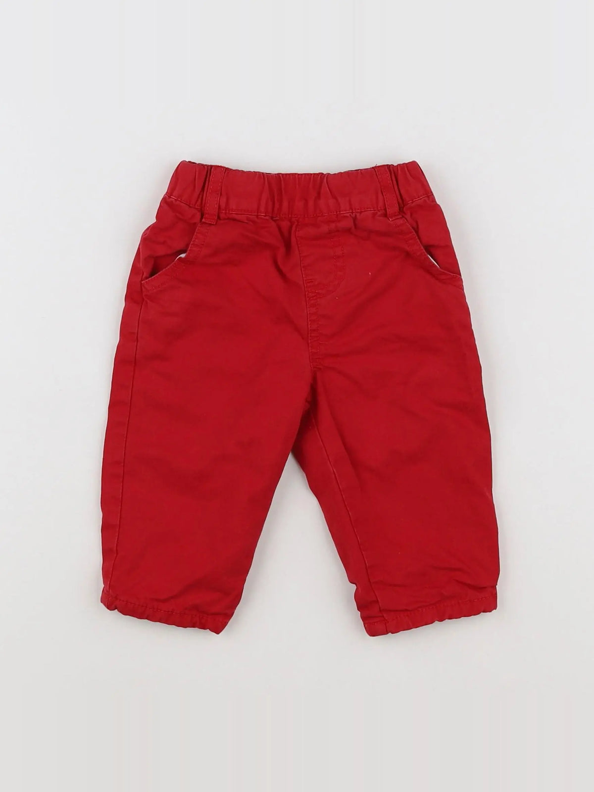 Boutchou - pantalon rouge - 6 mois