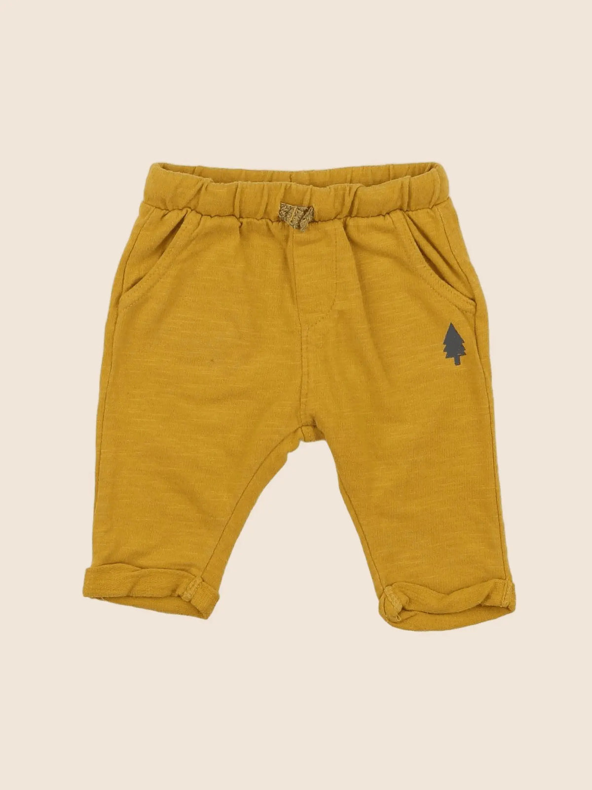 Zara - jogging jaune - 3/6 mois