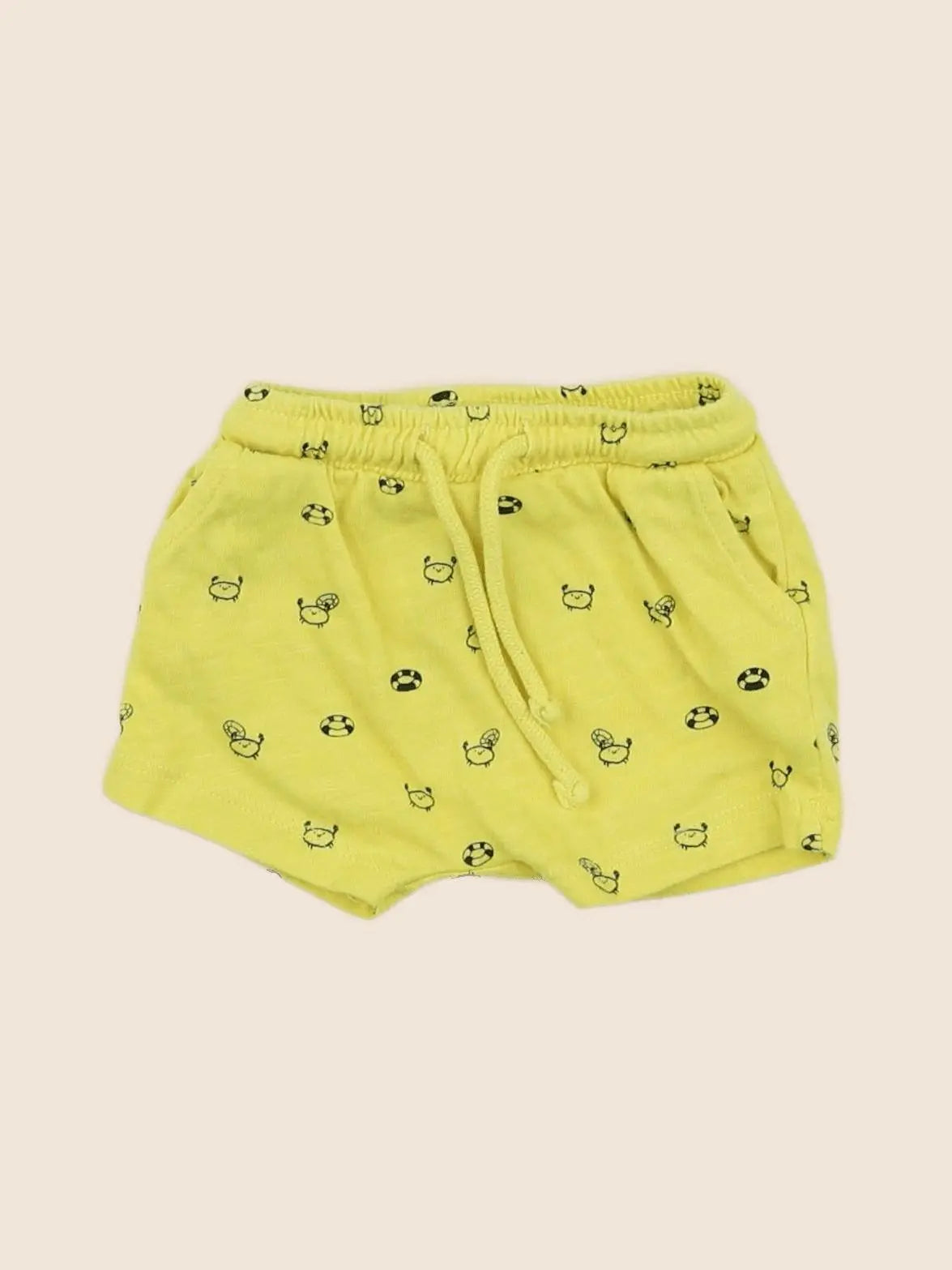 Tape à l'oeil - short jaune - 3 mois