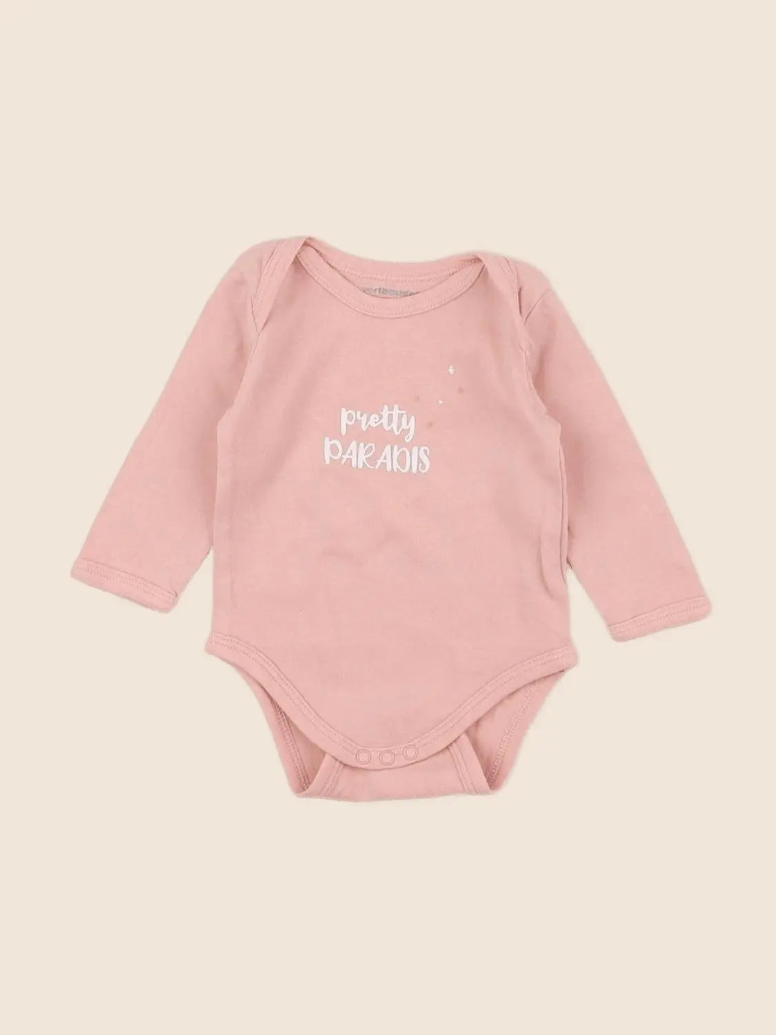 Vertbaudet - body rose - 3 mois