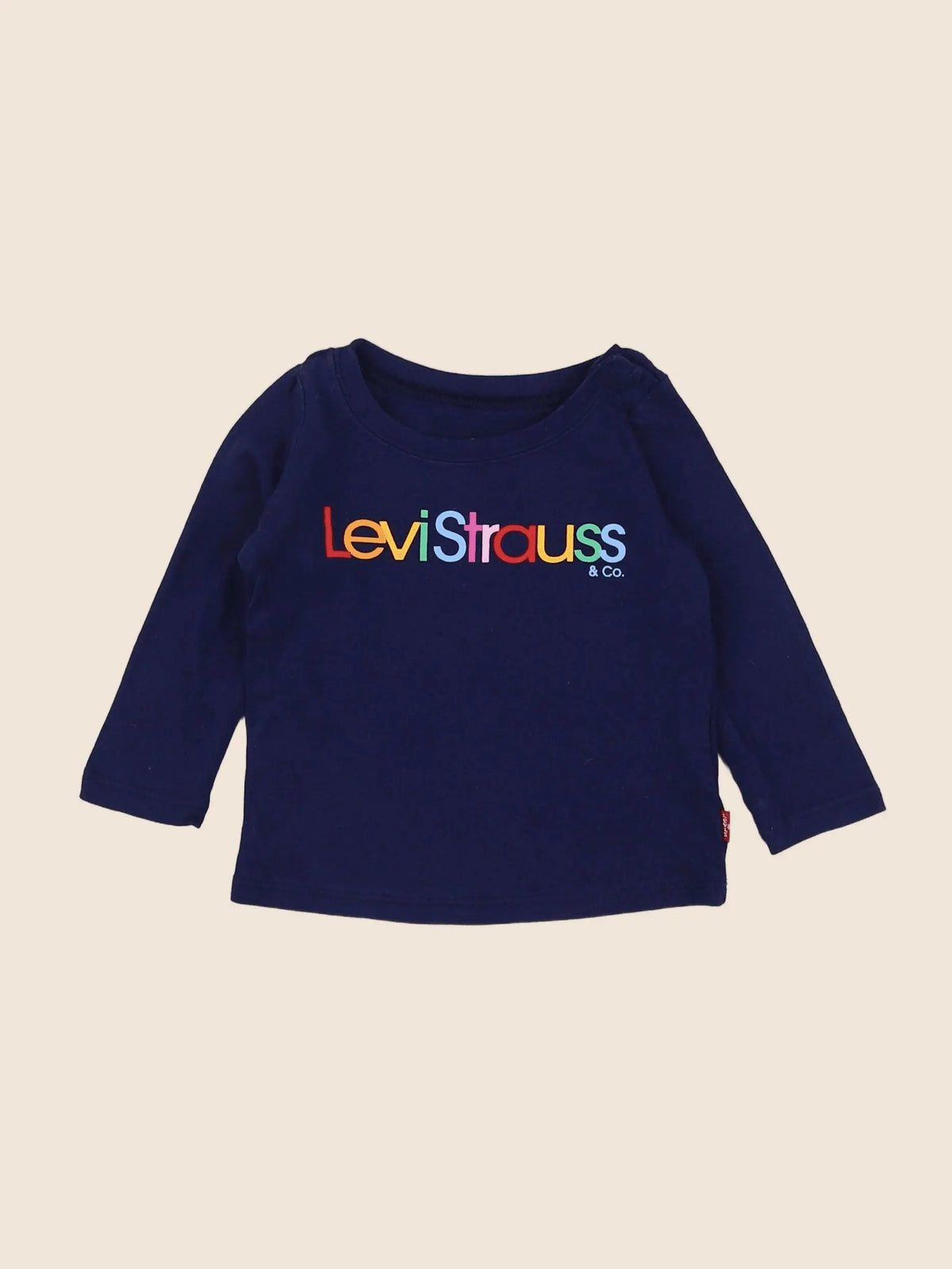 Levi's - tee-shirt bleu - 6 mois
