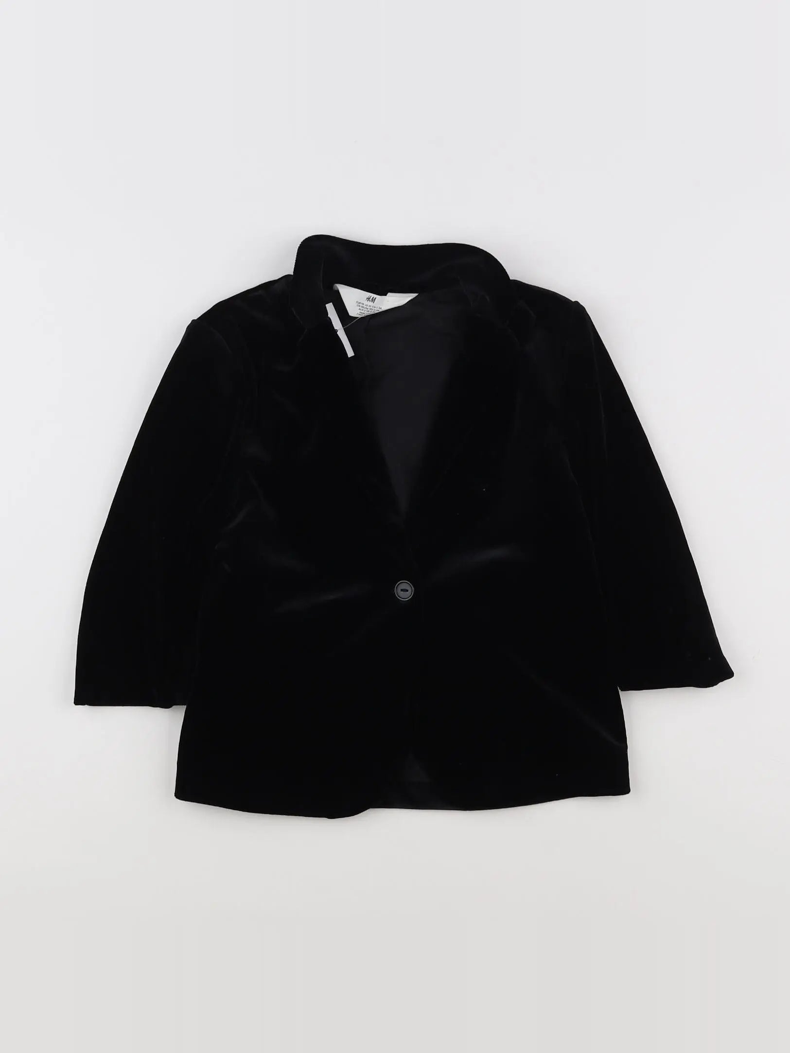H&M - veste noir (état neuf) - 2/3 ans