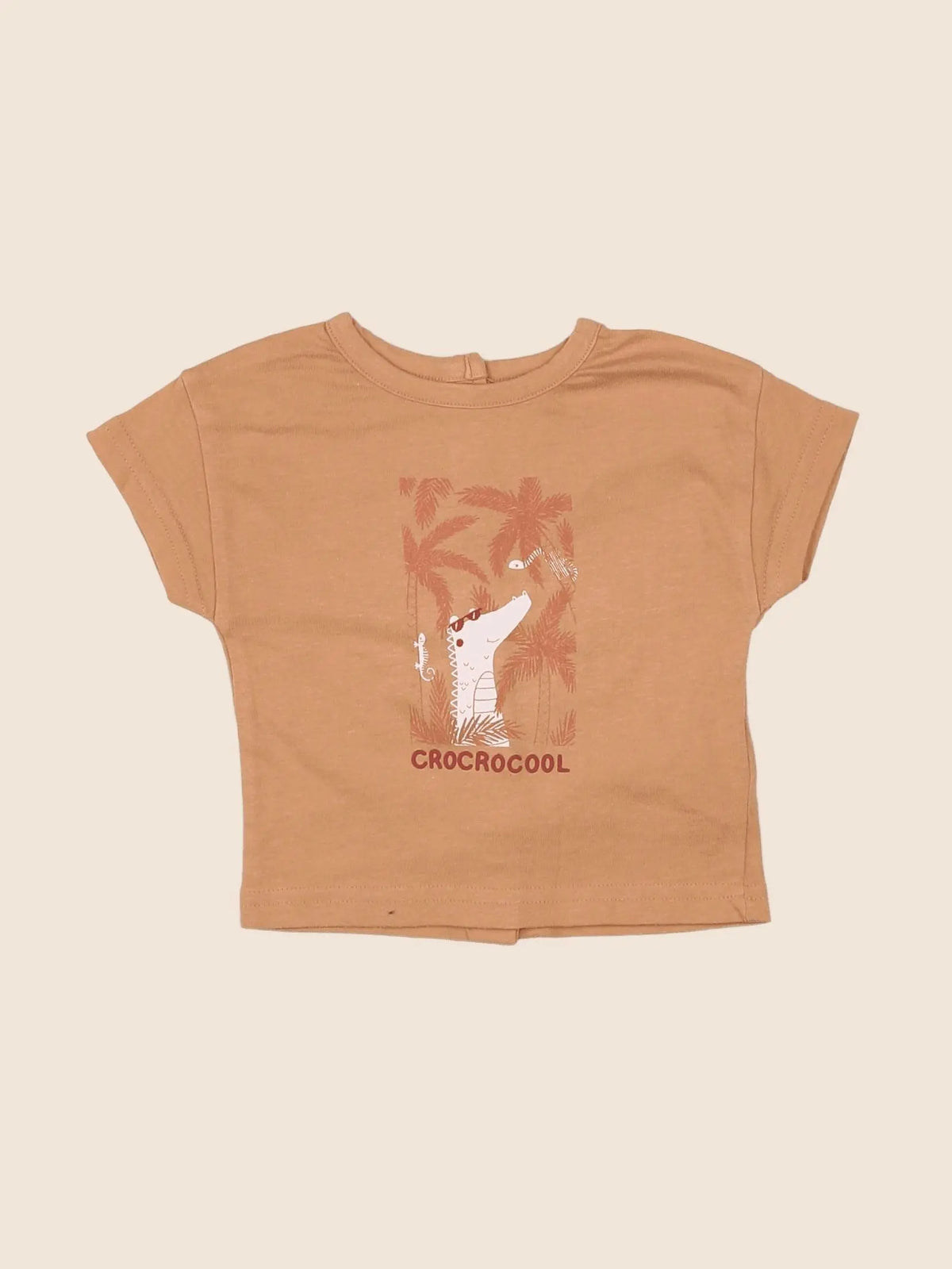 Vertbaudet - tee-shirt orange - 3 mois