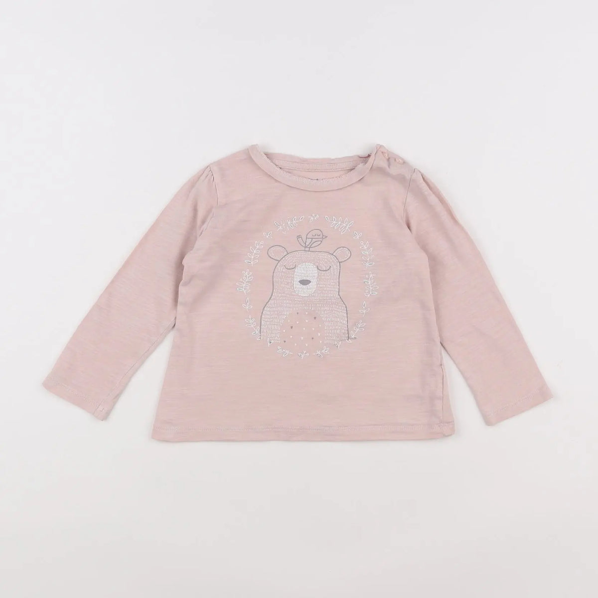 Vertbaudet - tee-shirt rose - 18 mois