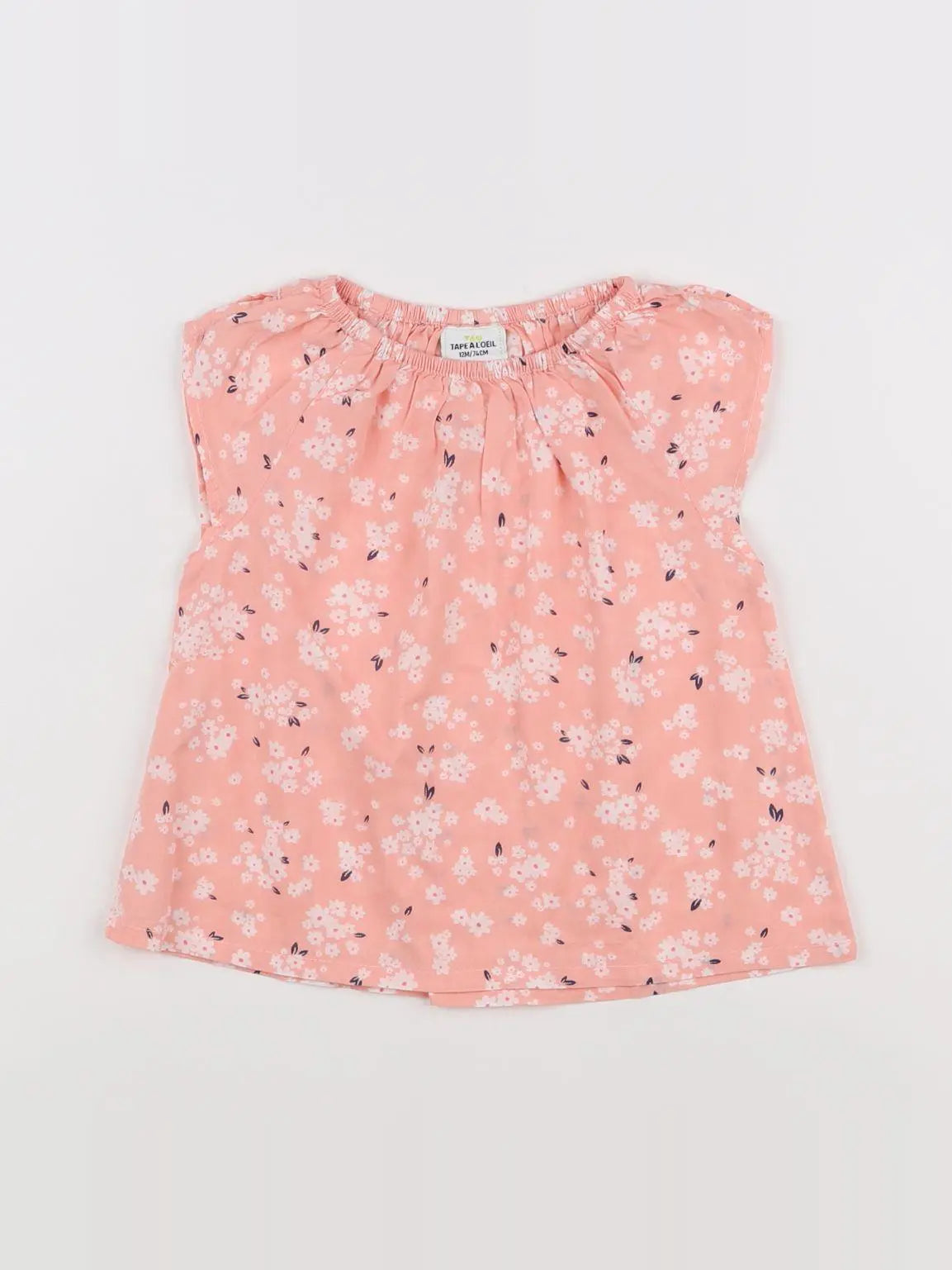 Tape à l'oeil - blouse rose - 12 mois